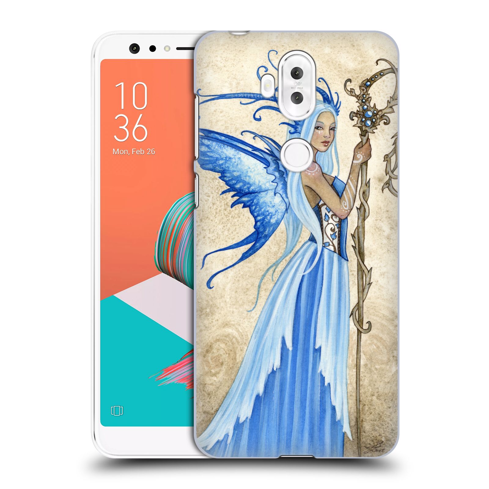 Zadní obal pro mobil Asus Zenfone 5 Lite ZC600KL - HEAD CASE - Amy Brown - modrá bohyně