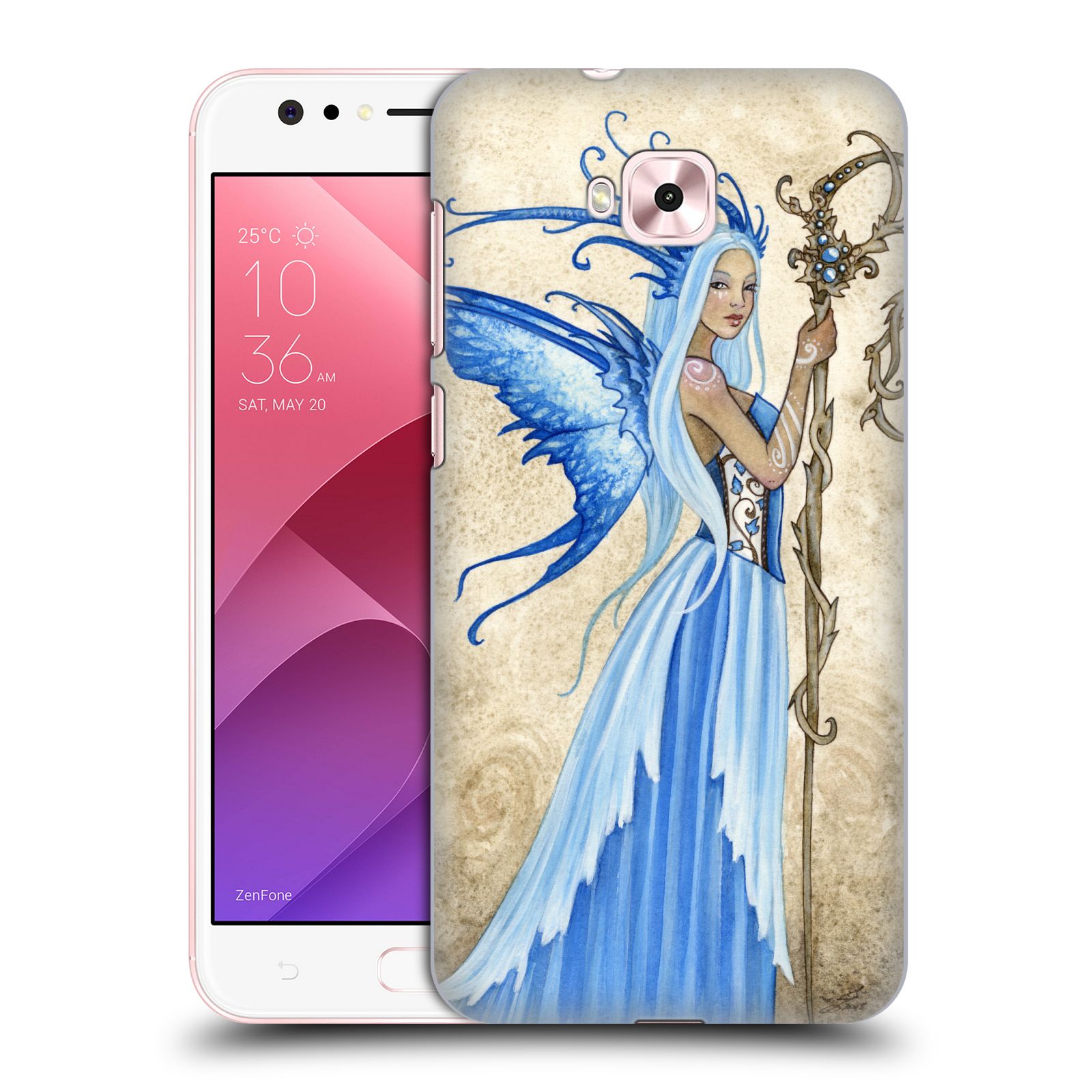 Zadní obal pro mobil Asus Zenfone 4 Selfie ZD553KL - HEAD CASE - Amy Brown - modrá bohyně