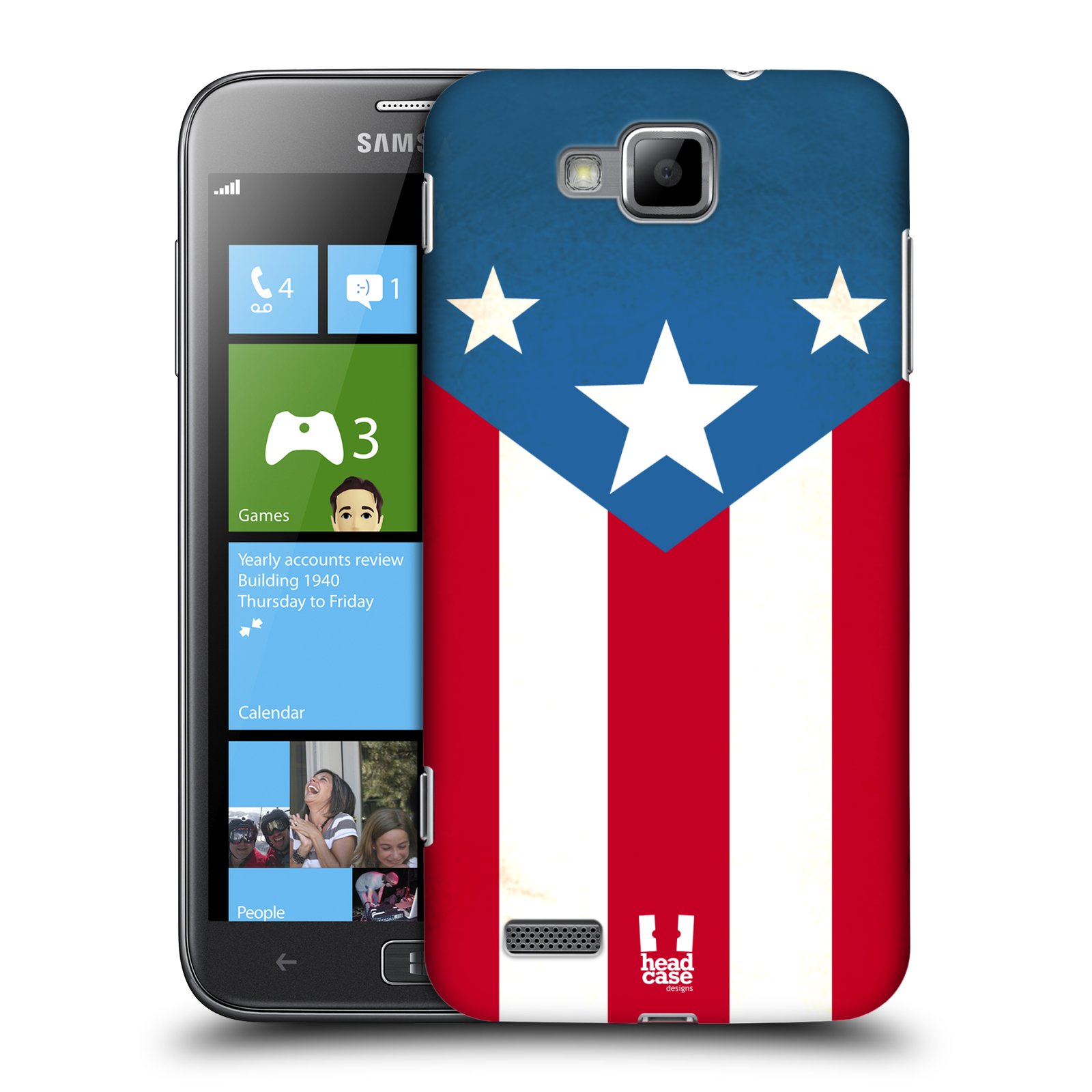 HEAD CASE plastový obal na mobil Samsung ATIV S vzor Americká pýcha VLAJKA