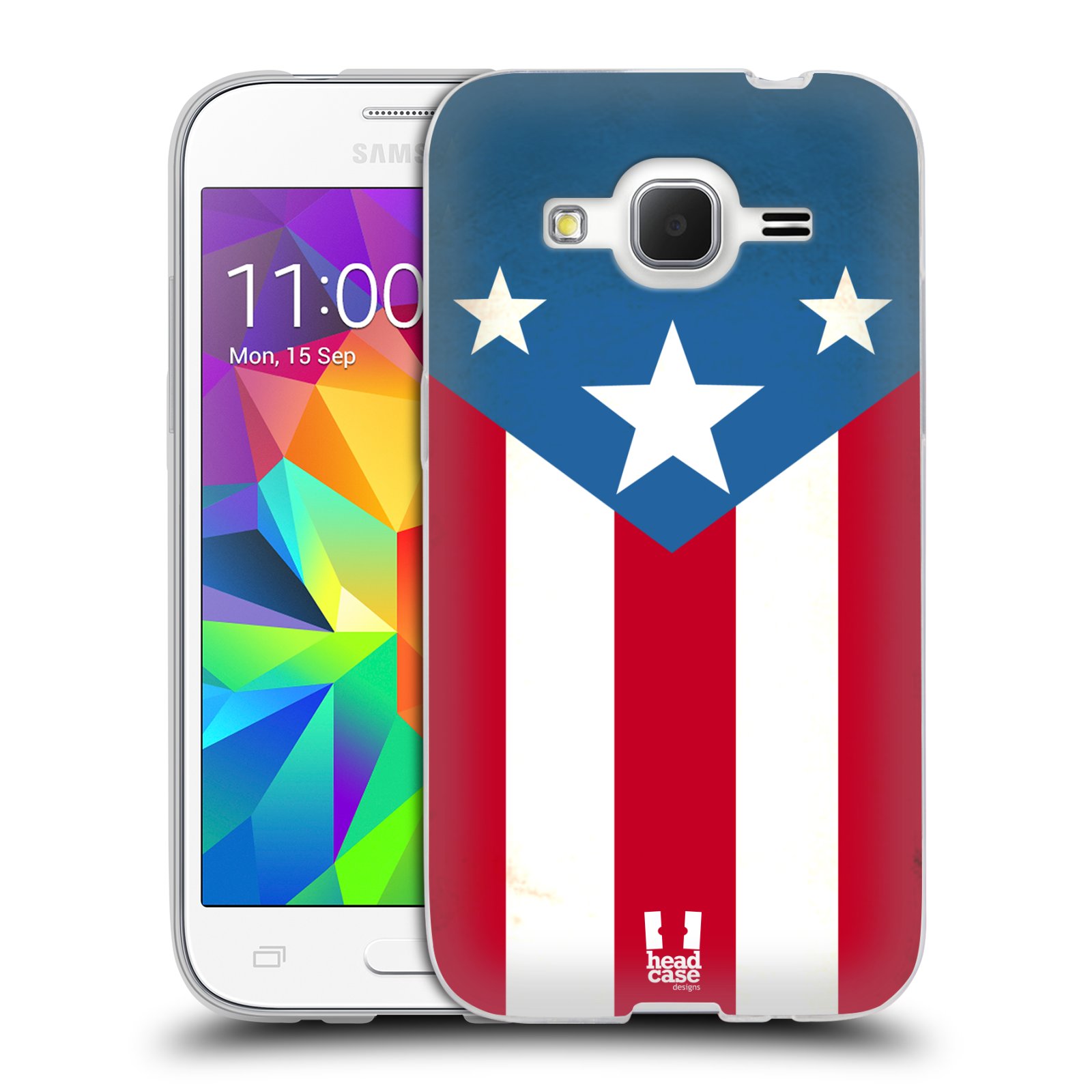 HEAD CASE silikonový obal na mobil Samsung Galaxy Core Prime (G360) vzor Americká pýcha VLAJKA