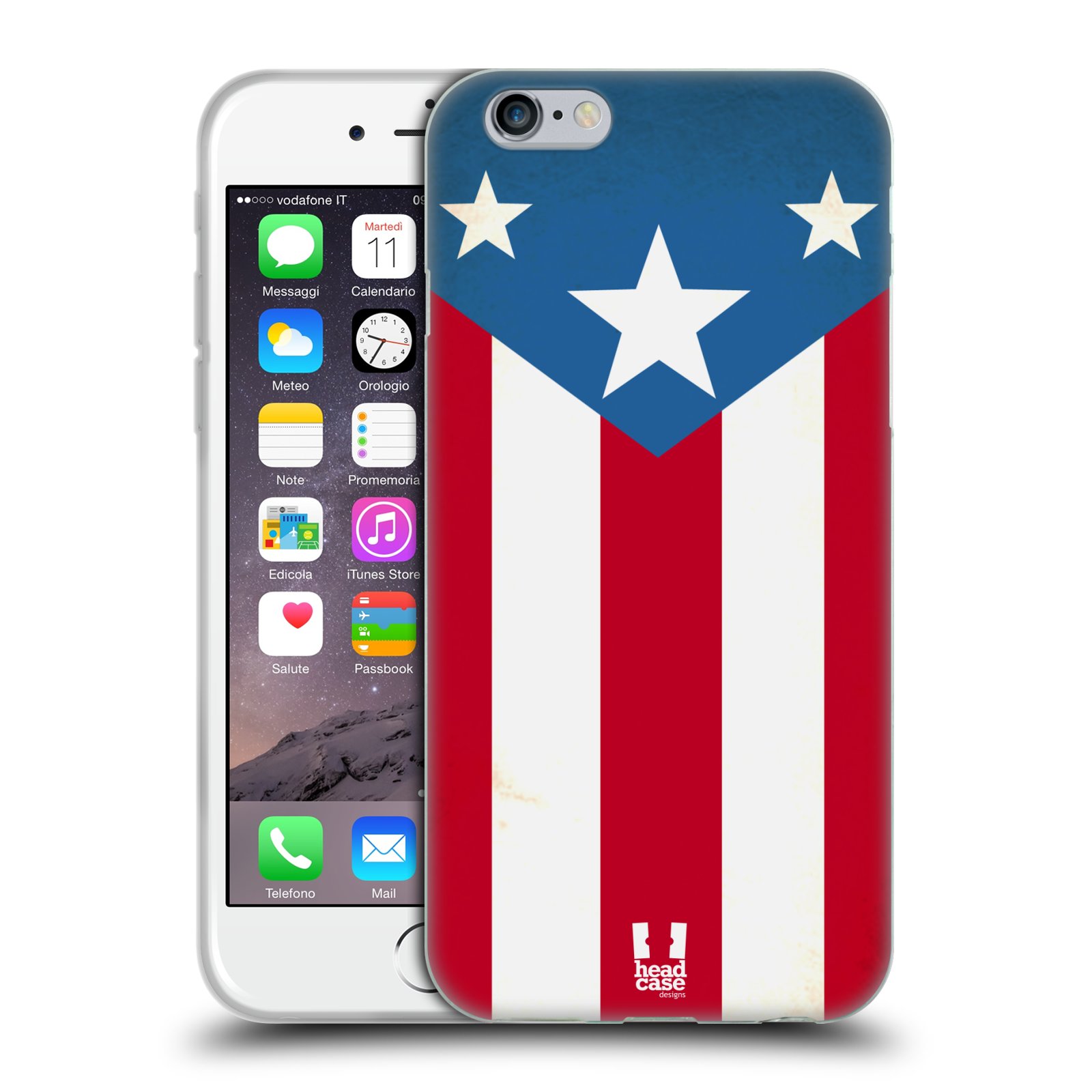 HEAD CASE silikonový obal na mobil Apple Iphone 6/6S vzor Americká pýcha VLAJKA