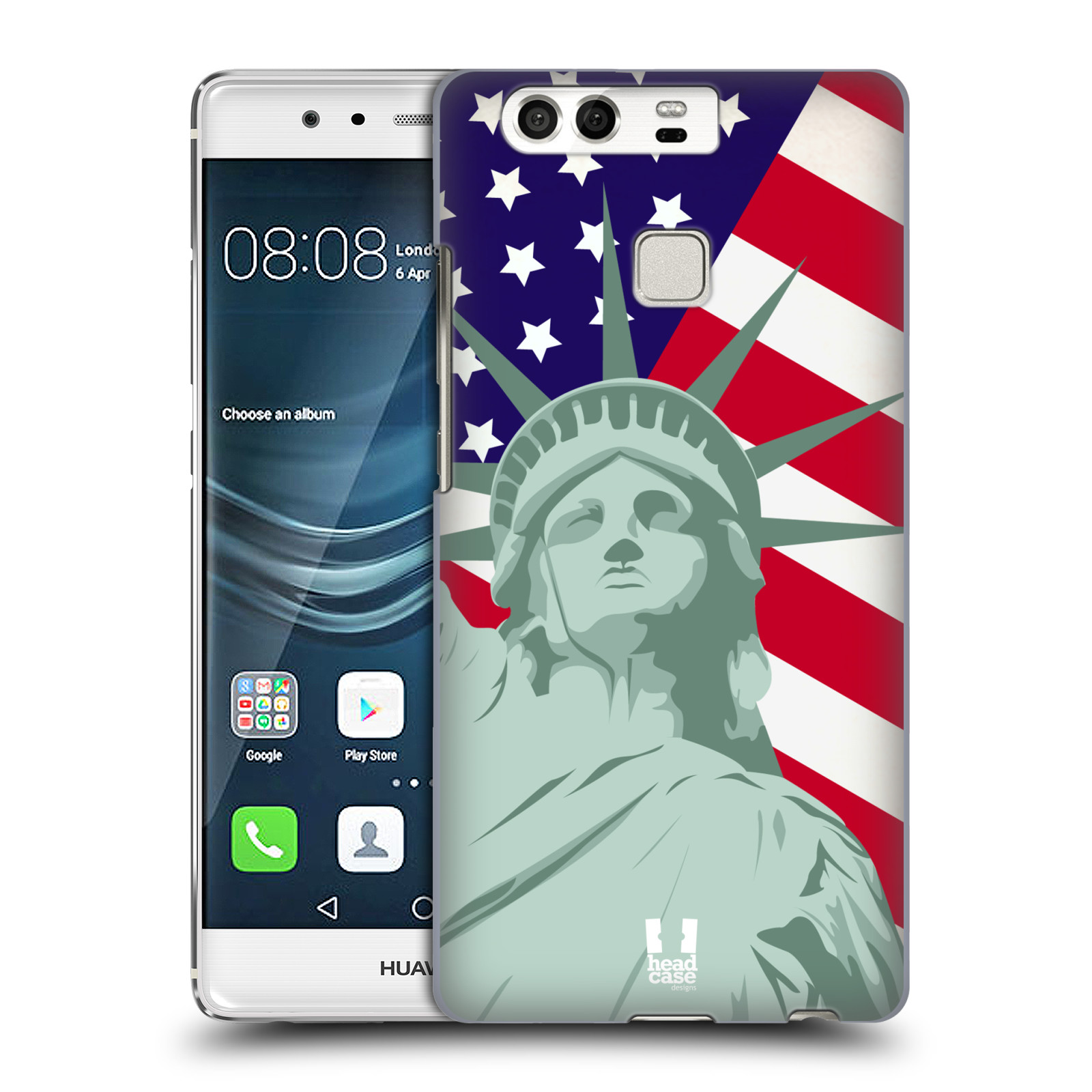 HEAD CASE plastový obal na mobil Huawei P9 / P9 DUAL SIM vzor Americká pýcha SOCHA SVOBODY