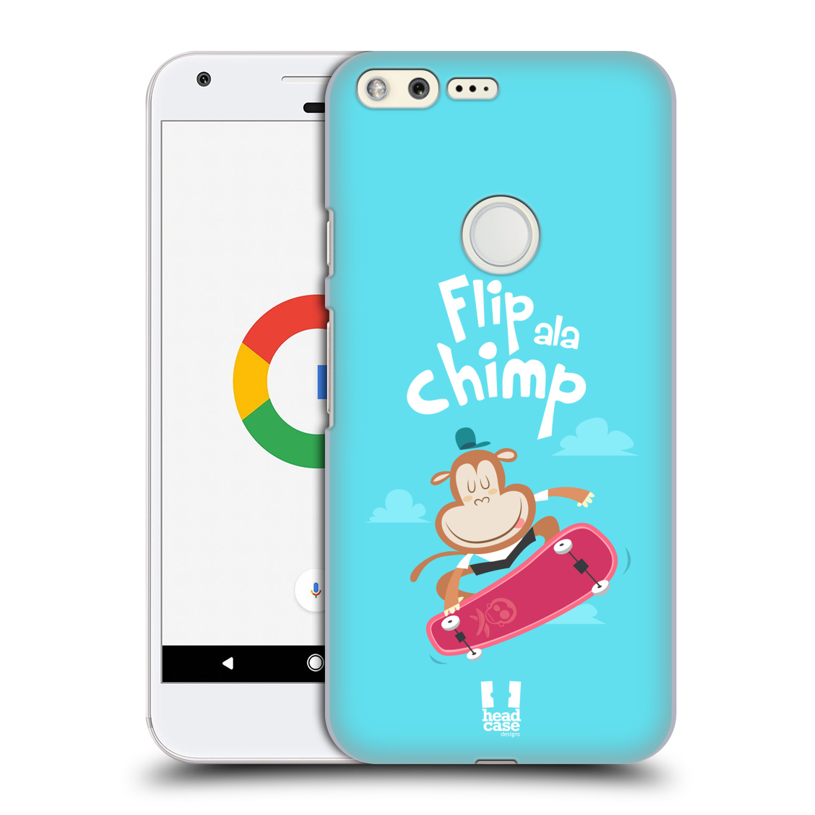 HEAD CASE plastový obal na mobil GOOGLE Pixel vzor Zvířátka atleti opice
