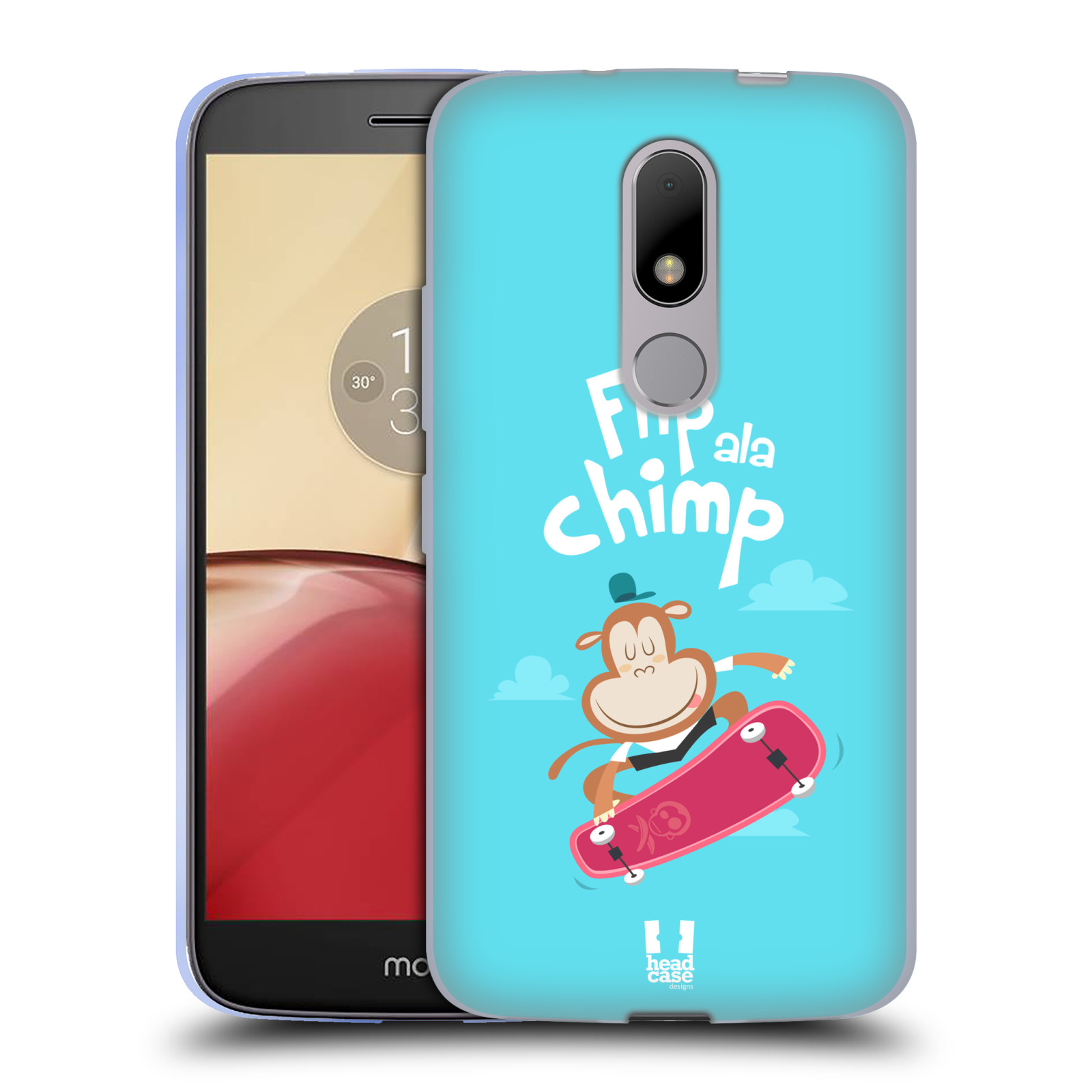 HEAD CASE silikonový obal na mobil Lenovo Moto M vzor Zvířátka atleti opice