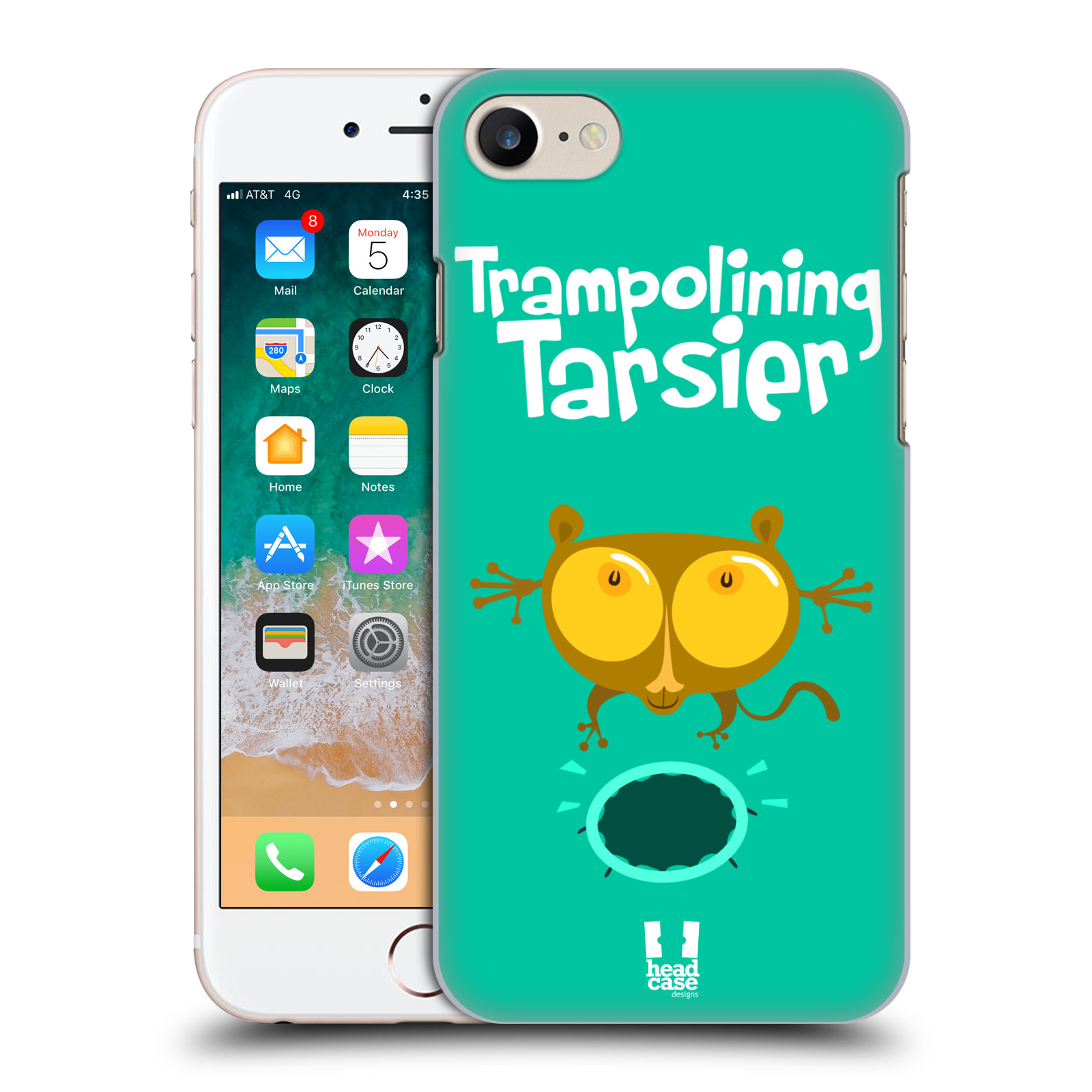 Plastové pouzdro pro mobil Apple Iphone 7/8/SE 2020 vzor Zvířátka atleti TARSIER (Nártoun)