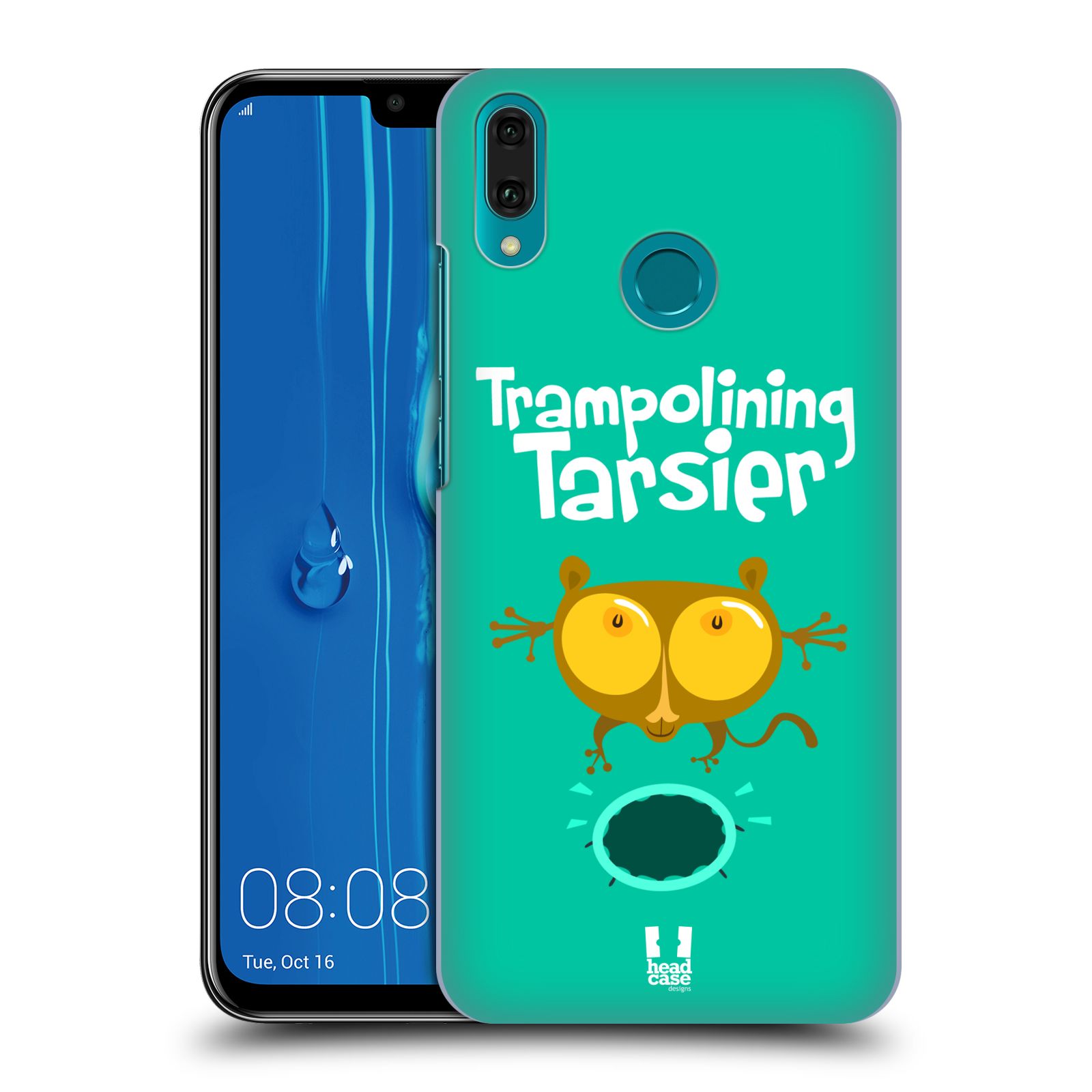 Pouzdro na mobil Huawei Y9 2019 - HEAD CASE - vzor Zvířátka atleti TARSIER (Nártoun)