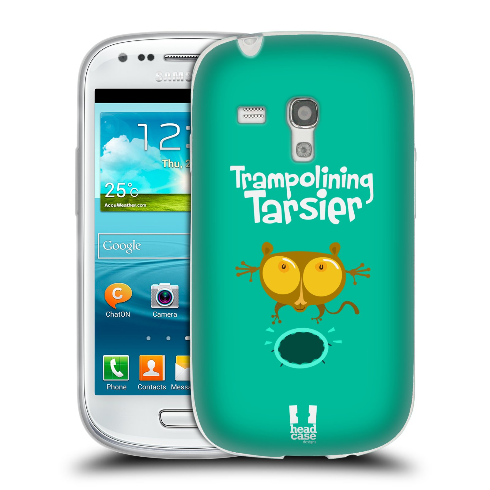 HEAD CASE silikonový obal na mobil Samsung Galaxy S3 MINI i8190 vzor Zvířátka atleti TARSIER (Nártoun)