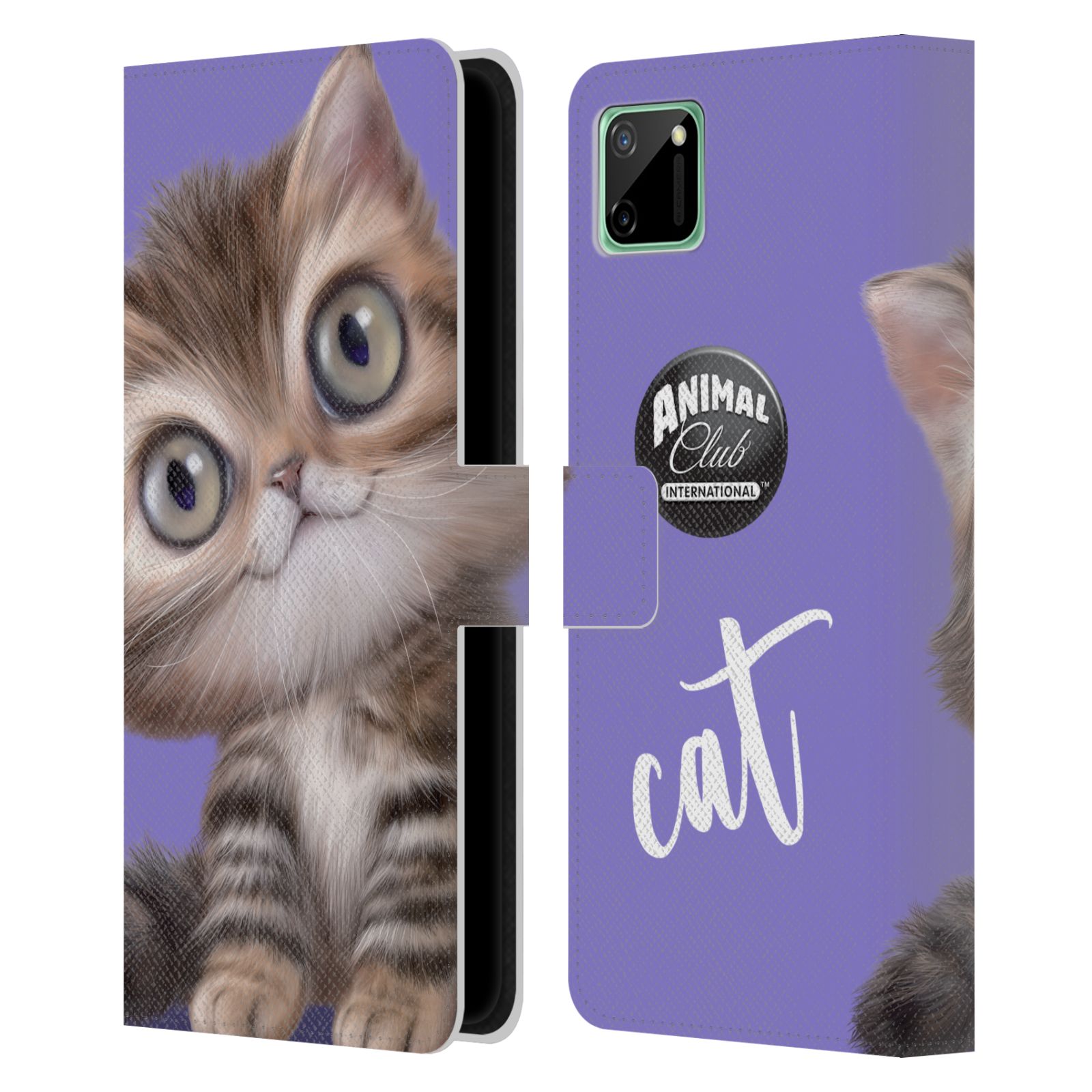 HEAD CASE Pouzdro pro mobil Realme C11 - roztomilá zvířátka - malá perská kočička