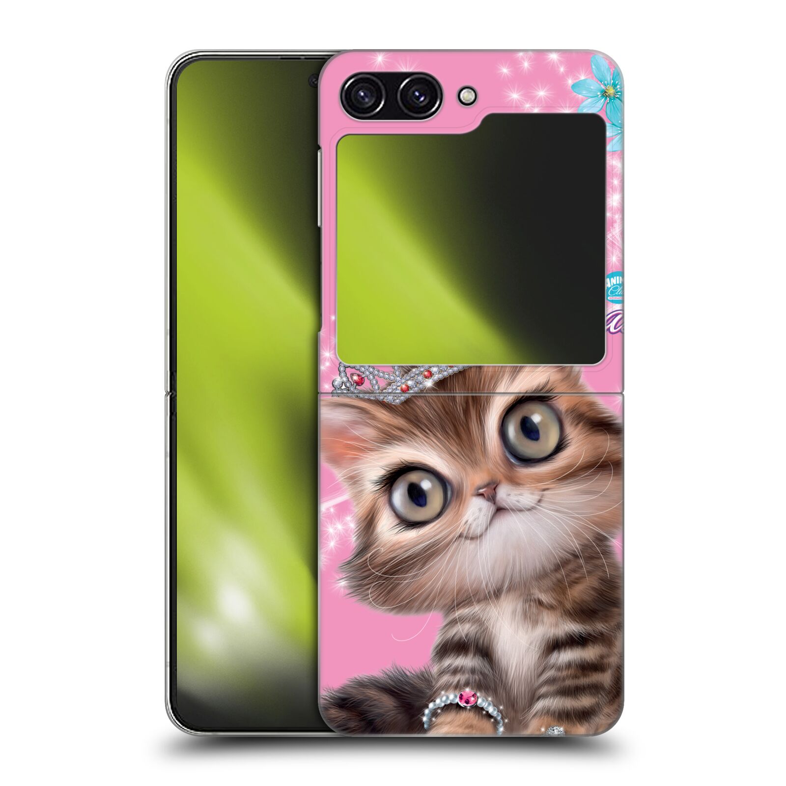 Plastový obal HEAD CASE na mobil Samsung Galaxy Z Flip 5  - Animal Club - kočička