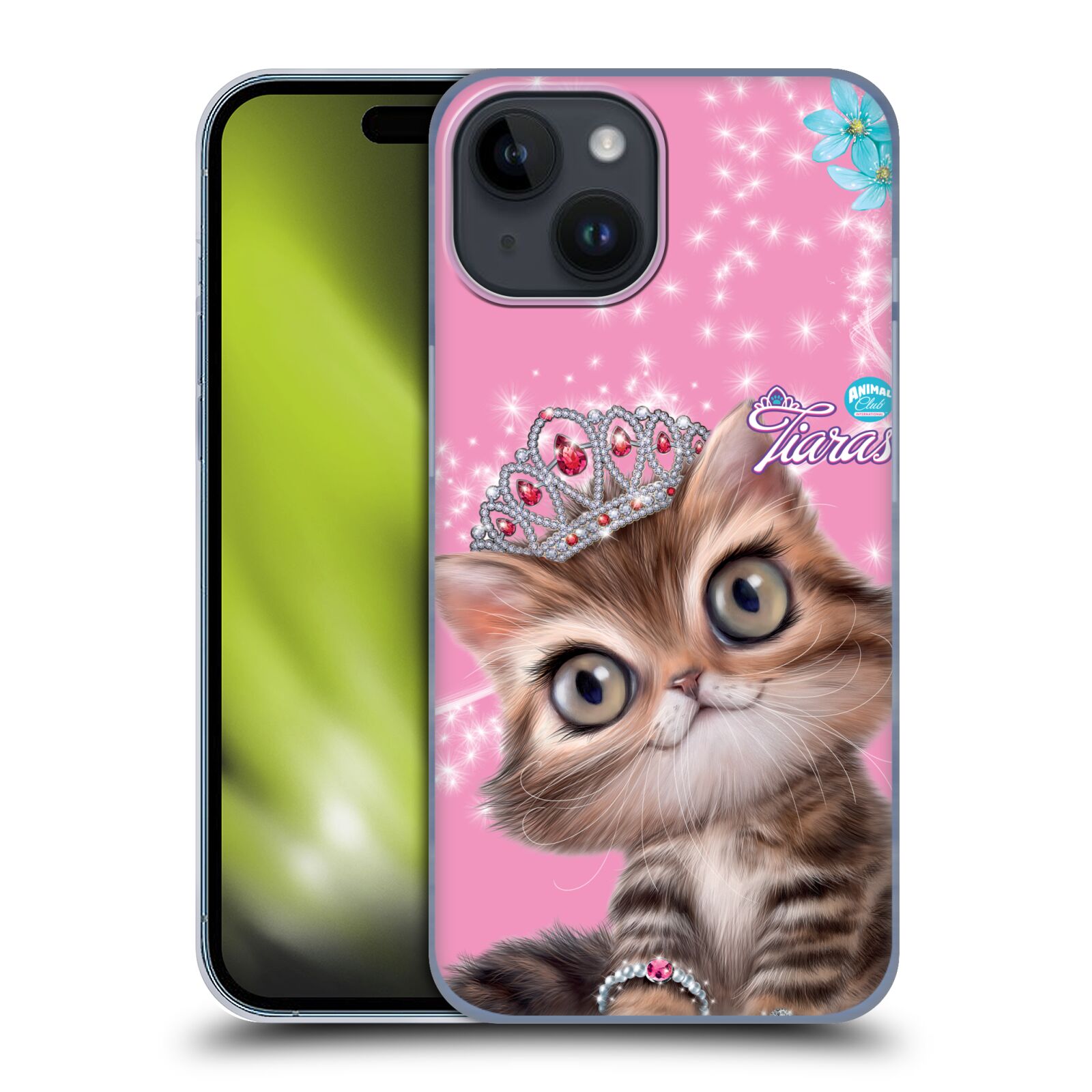 Plastový obal HEAD CASE na mobil Apple Iphone 15  - Animal Club - kočička