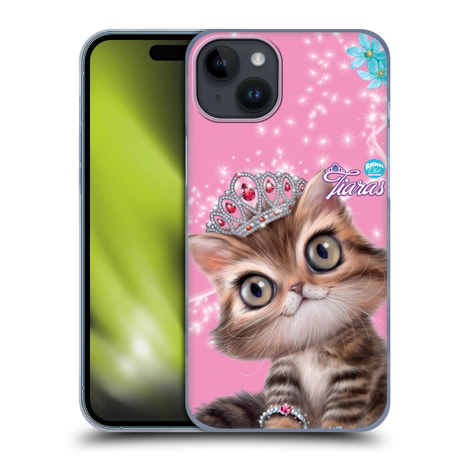 Plastový obal HEAD CASE na mobil Apple Iphone 15 PLUS  - Animal Club - kočička