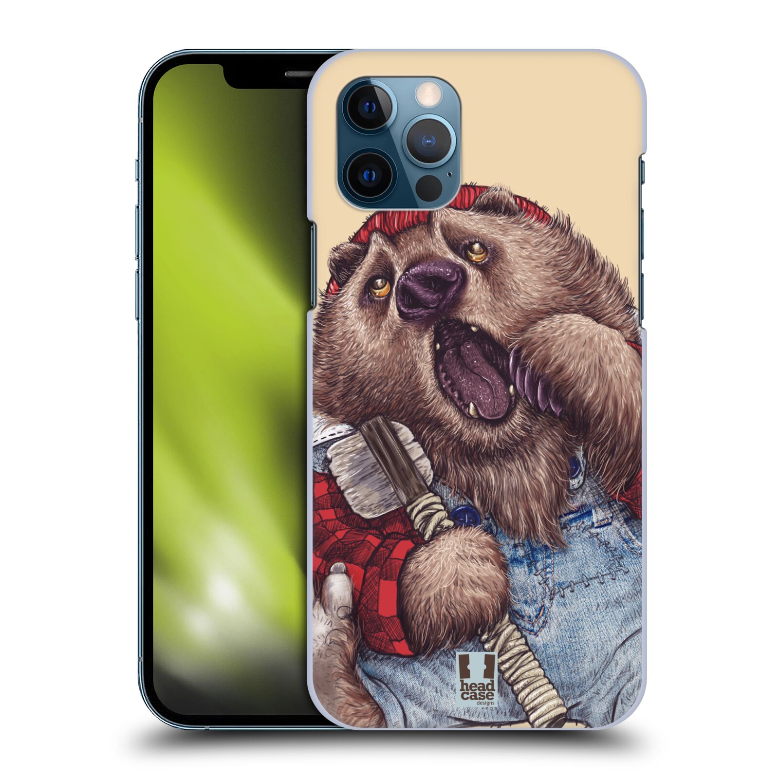 HEAD CASE plastový obal na mobil Apple Iphone 12 / Iphone 12 PRO vzor Kreslená zvířátka medvěd