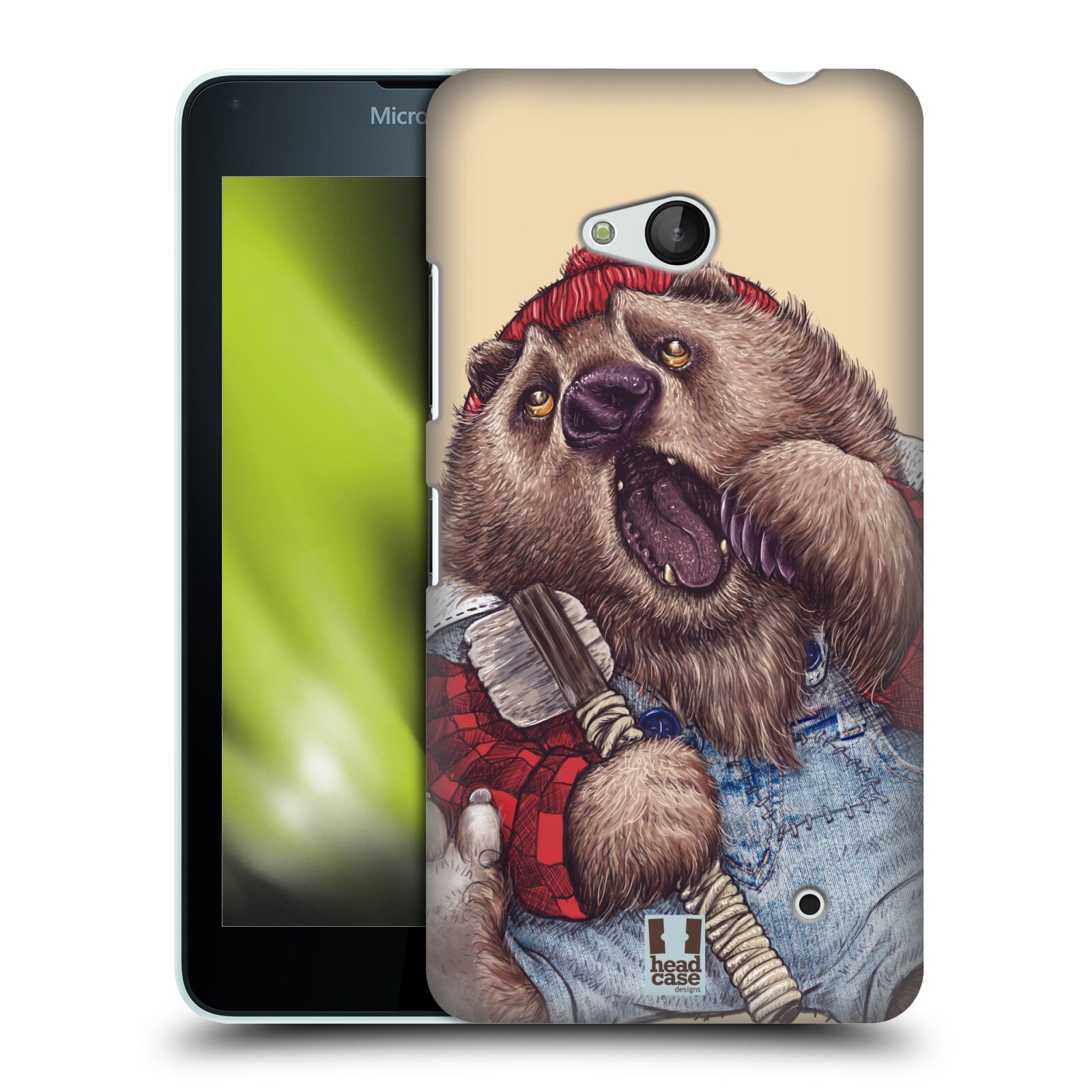 HEAD CASE plastový obal na mobil Nokia Lumia 640 vzor Kreslená zvířátka medvěd