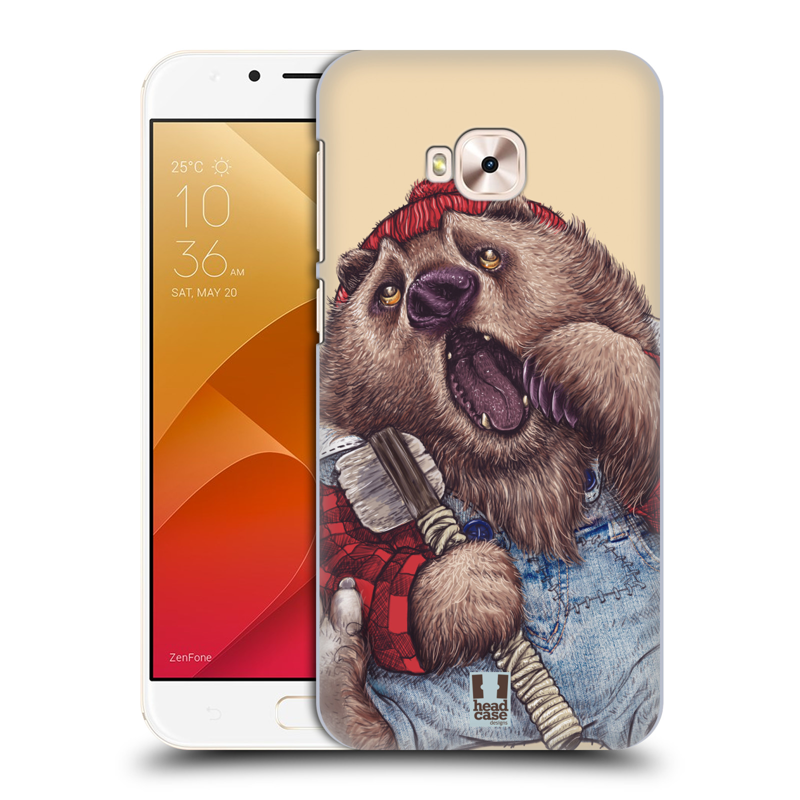 HEAD CASE plastový obal na mobil Asus Zenfone 4 Selfie Pro ZD552KL vzor Kreslená zvířátka medvěd