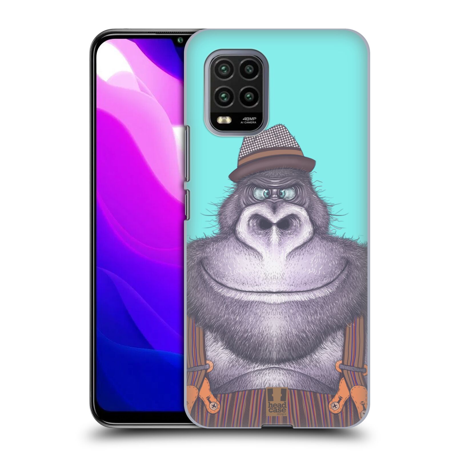 Zadní kryt, obal na mobil Xiaomi Mi 10 LITE vzor Kreslená zvířátka gorila