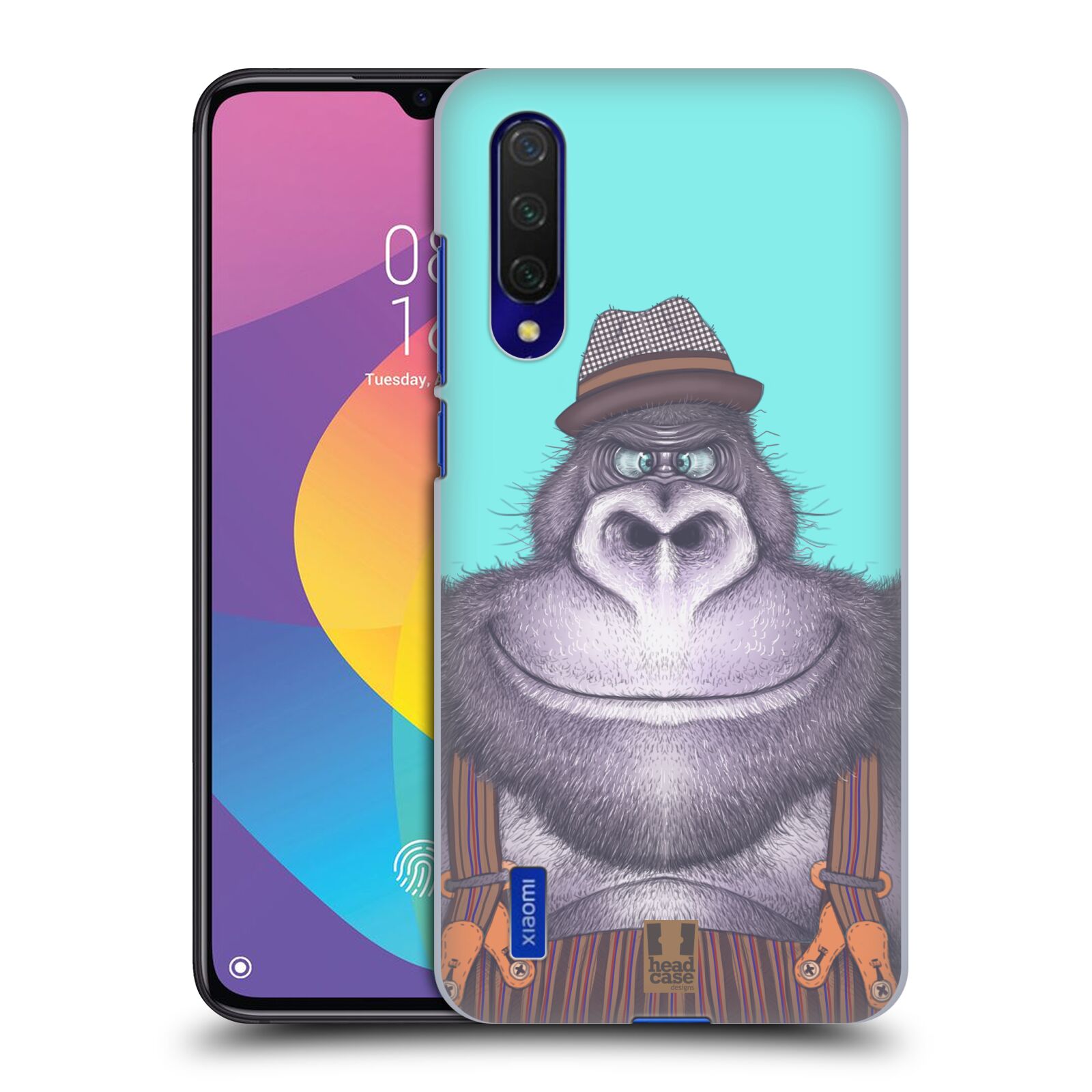 Zadní kryt na mobil Xiaomi MI 9 LITE vzor Kreslená zvířátka gorila
