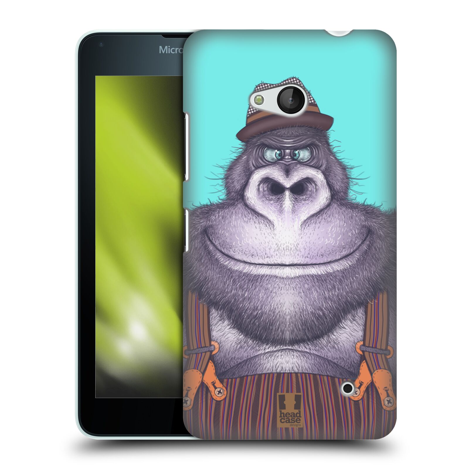 HEAD CASE plastový obal na mobil Nokia Lumia 640 vzor Kreslená zvířátka gorila