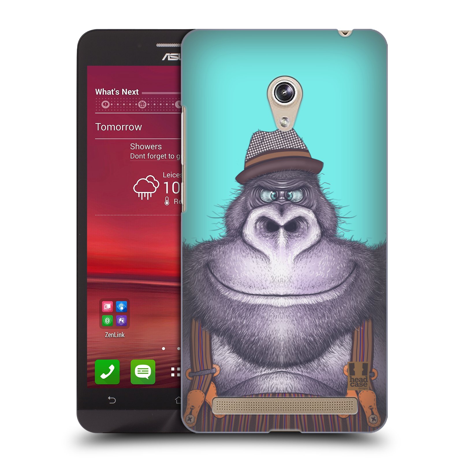 HEAD CASE plastový obal na mobil Asus Zenfone 6 vzor Kreslená zvířátka gorila