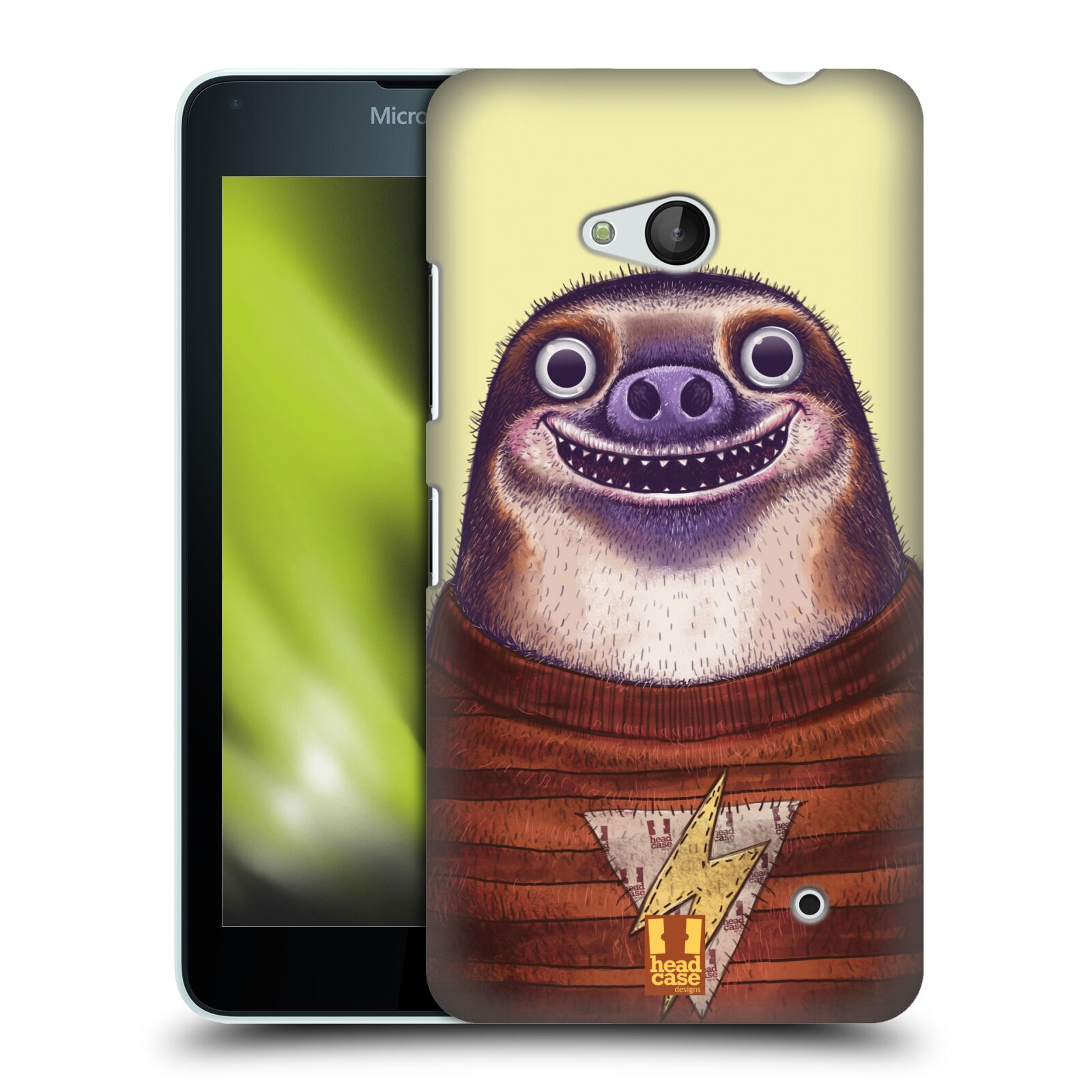 HEAD CASE plastový obal na mobil Nokia Lumia 640 vzor Kreslená zvířátka lenochod
