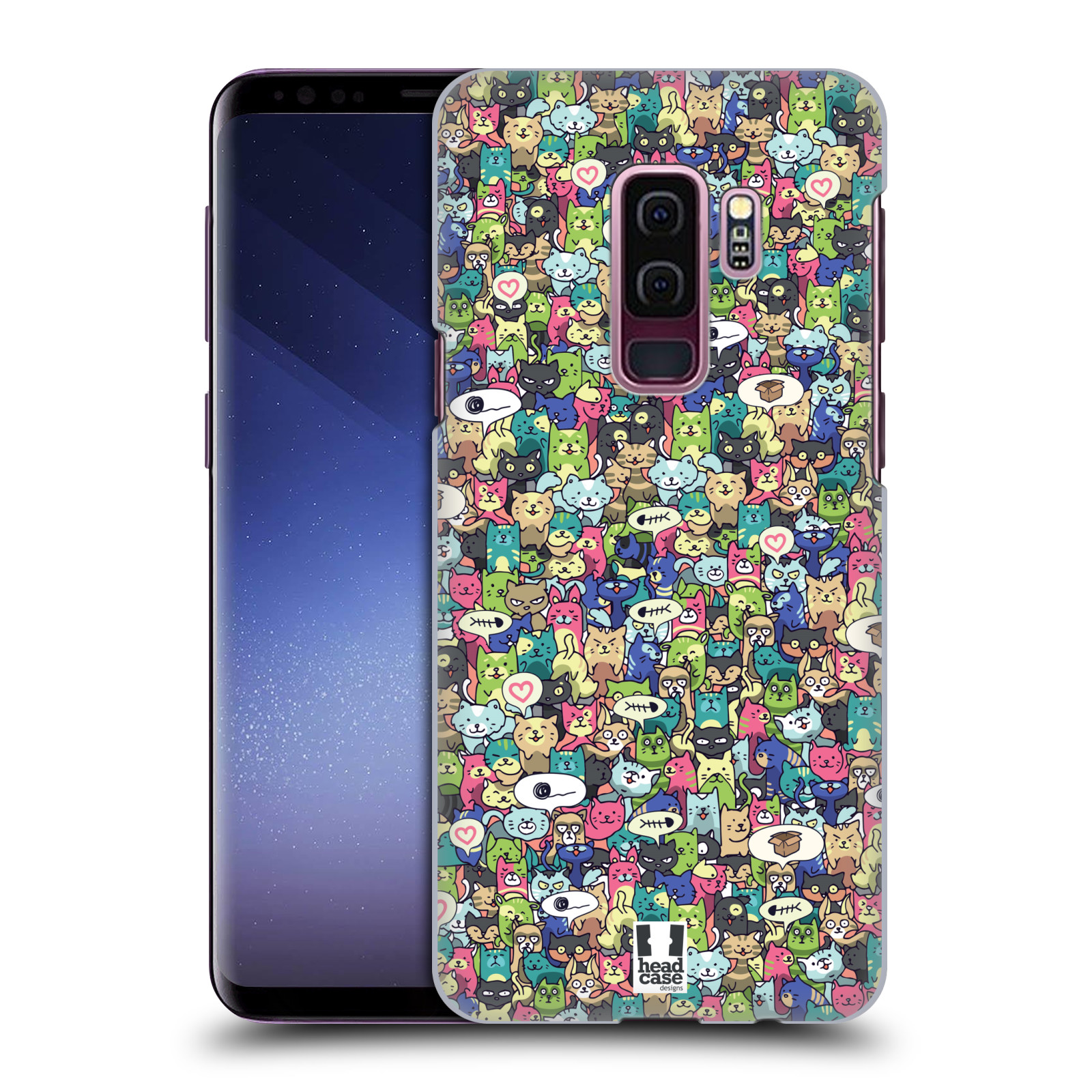 Obal na mobil Samsung Galaxy S9 PLUS - HEAD CASE - Kreslená zvířátka - kočičky