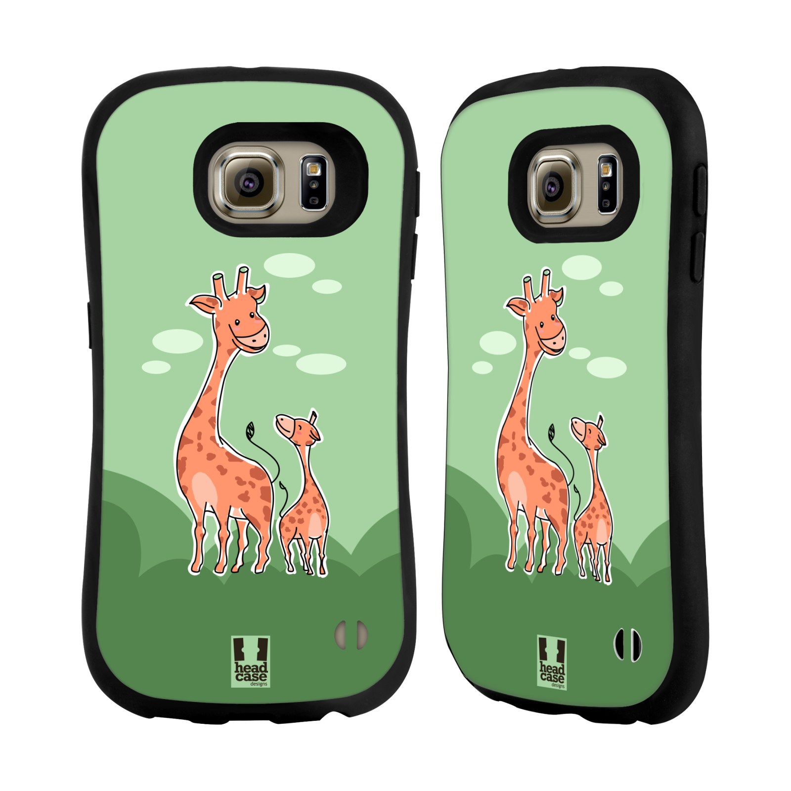 HEAD CASE DESIGNS ANIMAL WITH OFFSPRING HYBRID CASE FOR SAMSUNG PHONES