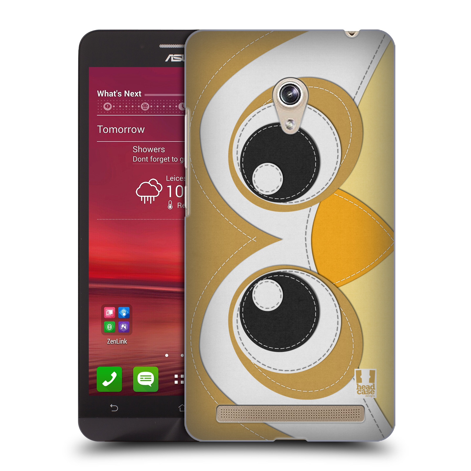HEAD CASE plastový obal na mobil Asus Zenfone 6 vzor zvířecí nášivka sovička
