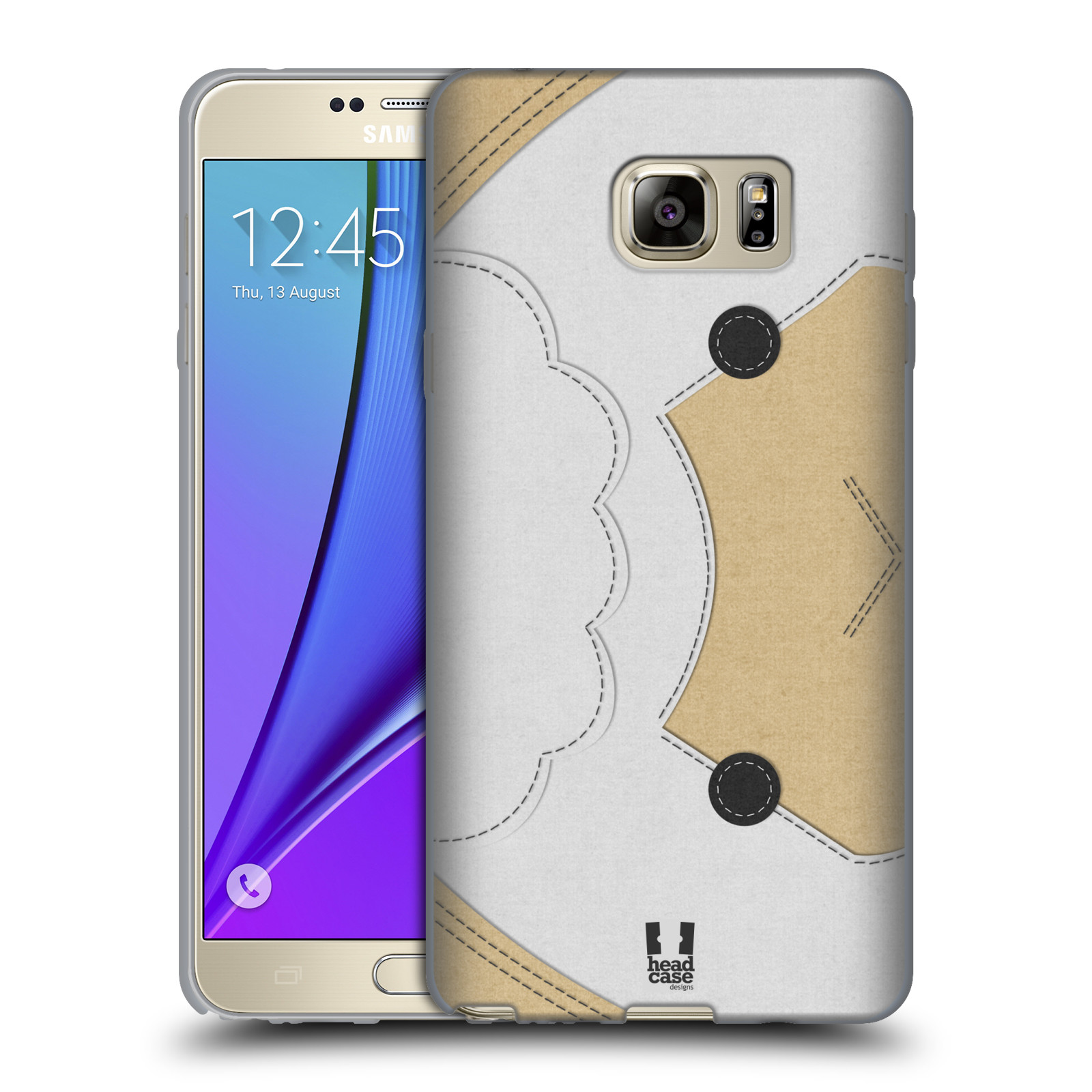 HEAD CASE silikonový obal na mobil Samsung Galaxy Note 5 (N920) vzor zvířecí nášivka ovečka