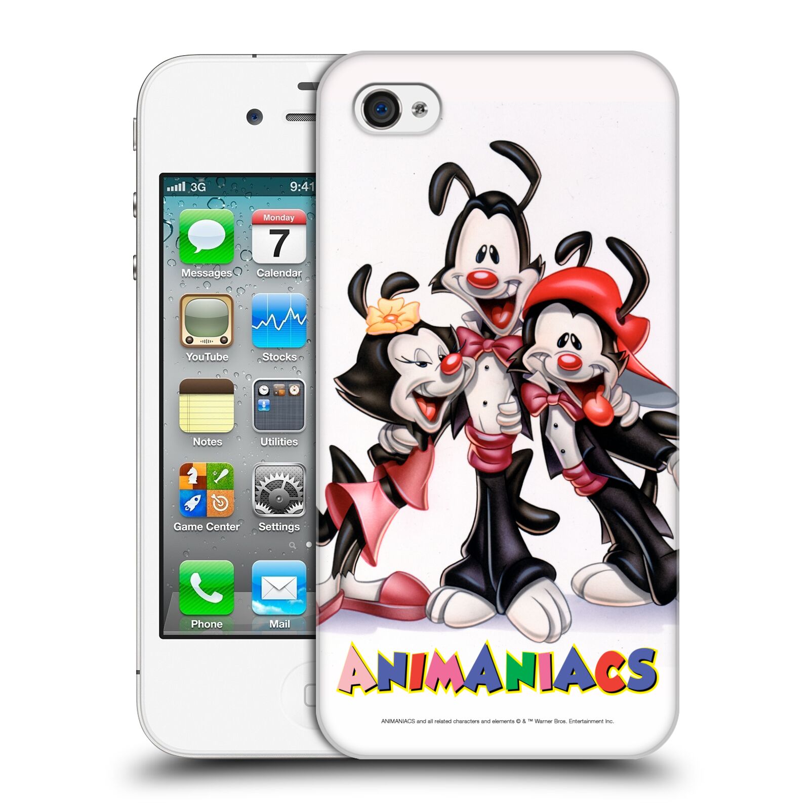 Zadní obal pro mobil Apple Iphone 4/4S - HEAD CASE - Animaniacs - skupinové foto