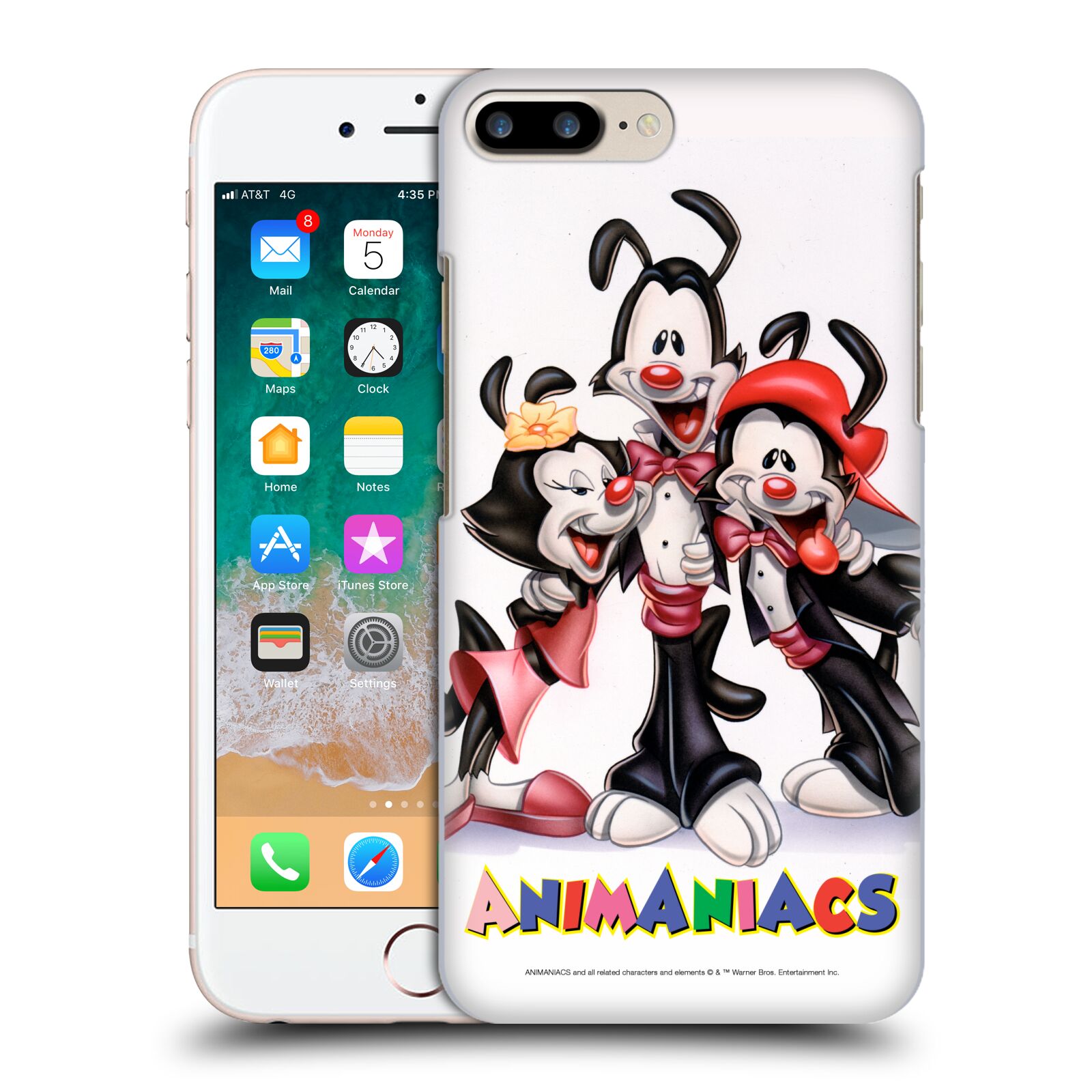 Zadní obal pro mobil Apple Iphone 7+ /  8+ - HEAD CASE - Animaniacs - skupinové foto