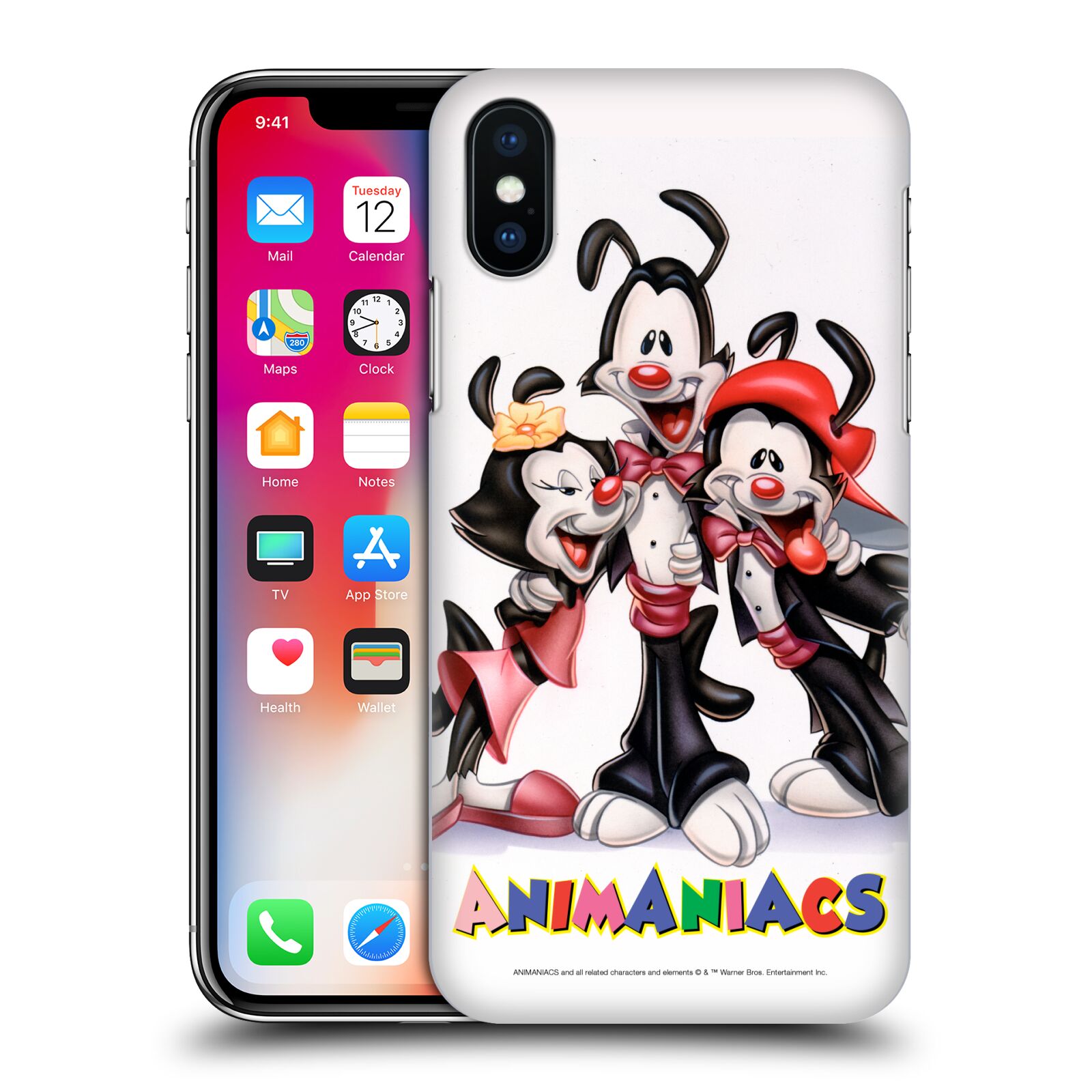 Zadní obal pro mobil Apple Iphone X / XS - HEAD CASE - Animaniacs - skupinové foto