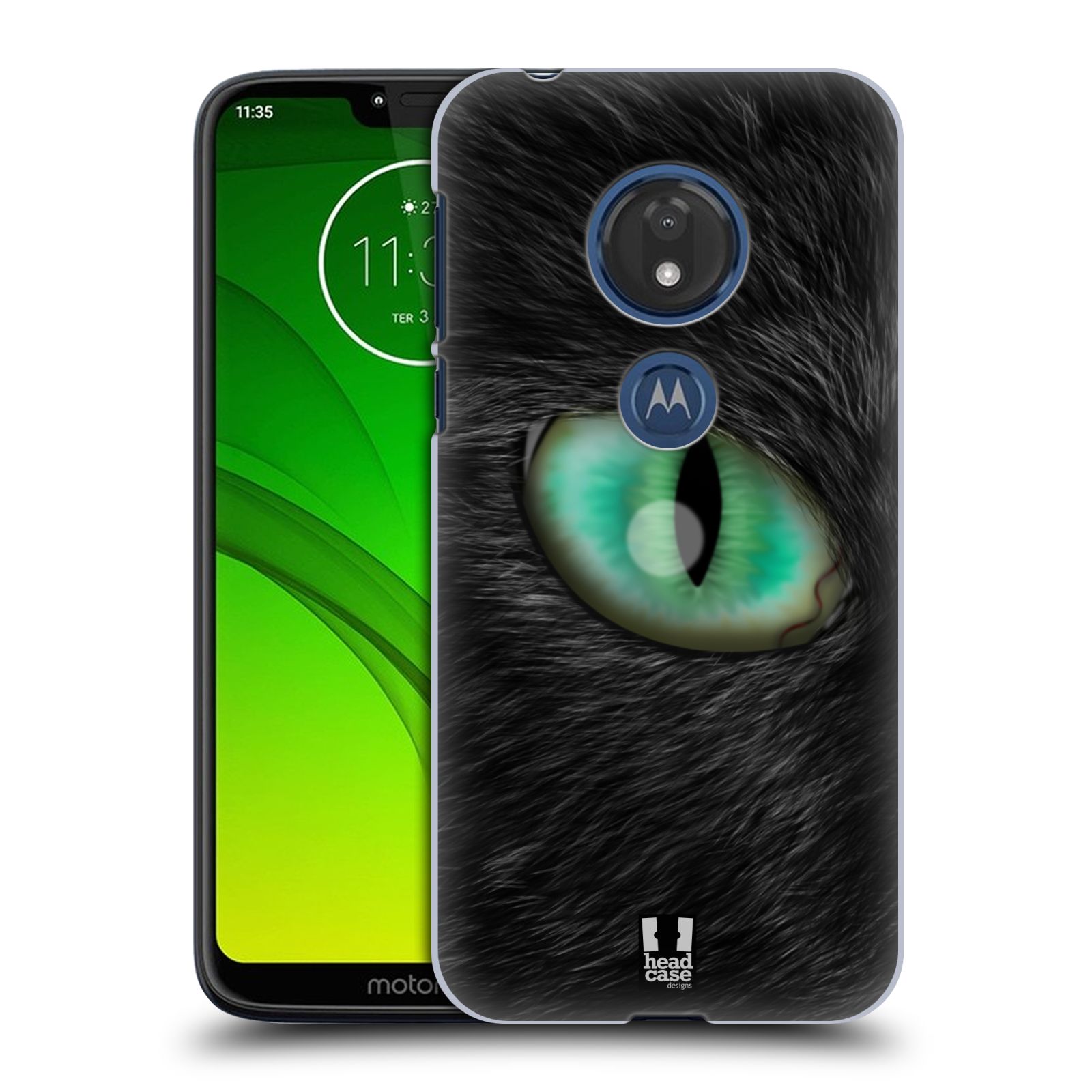 Pouzdro na mobil Motorola Moto G7 Play vzor pohled zvířete oko kočka