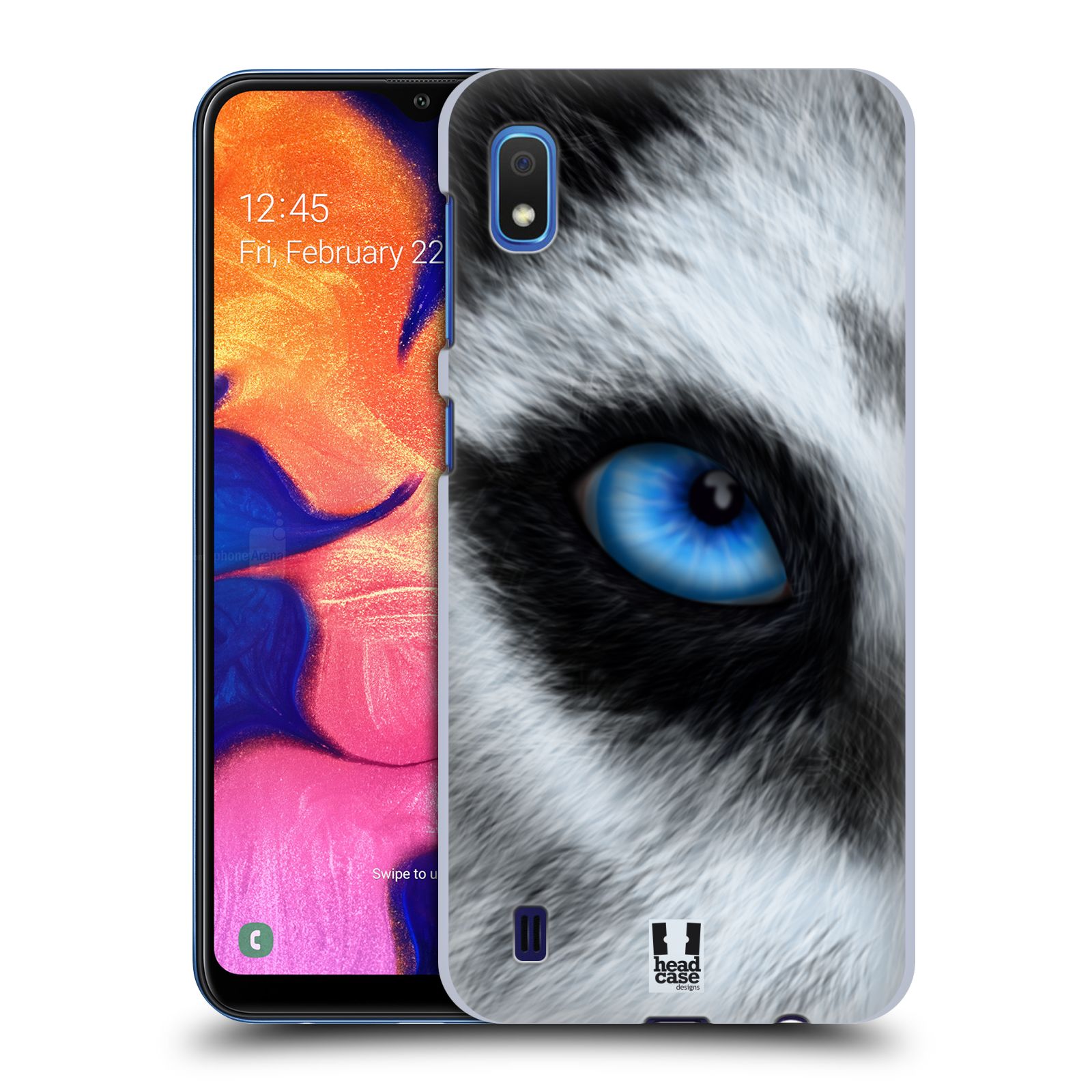 Pouzdro na mobil Samsung Galaxy A10 - HEAD CASE - vzor pohled zvířete oko pes husky