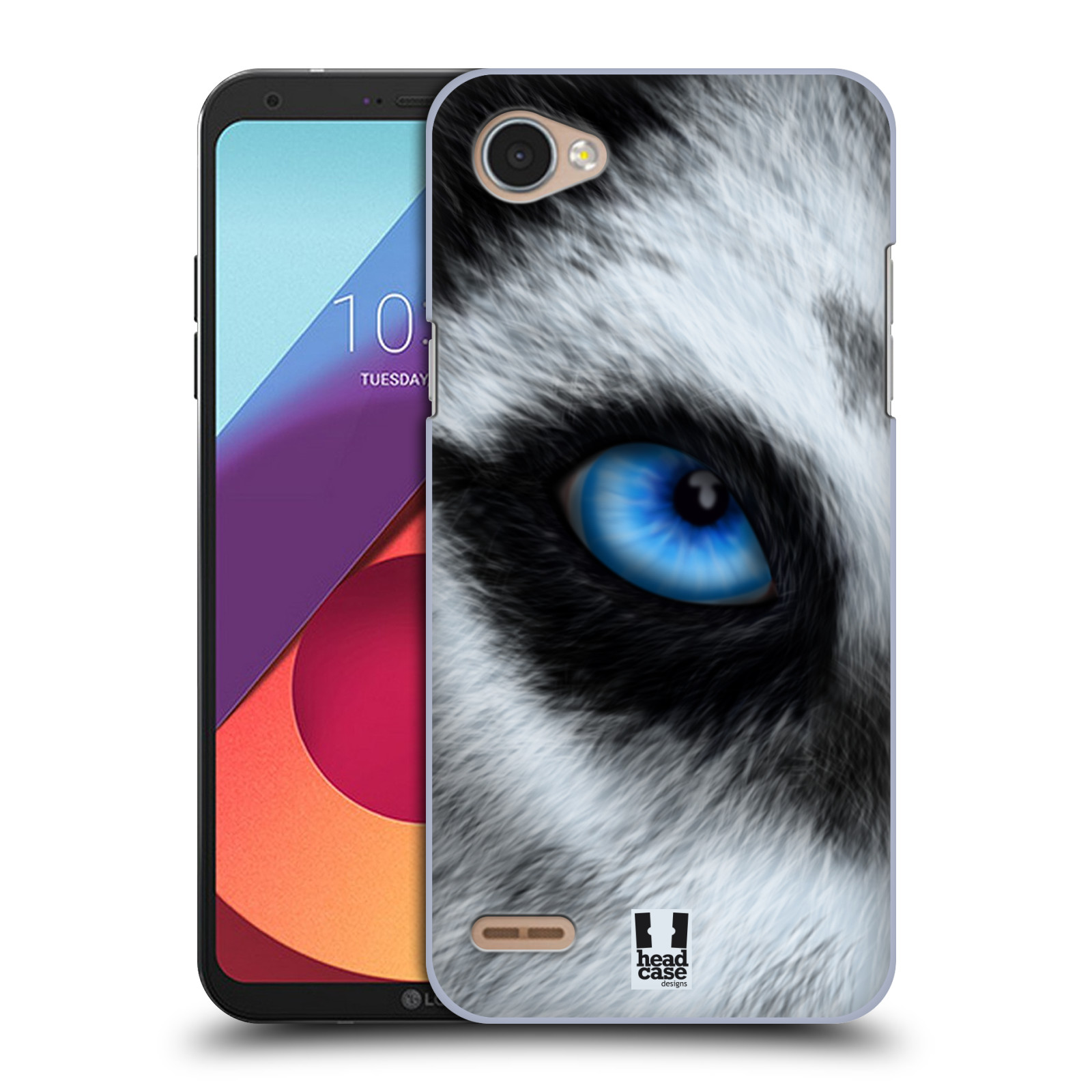 HEAD CASE plastový obal na mobil LG Q6 / Q6 PLUS vzor pohled zvířete oko pes husky