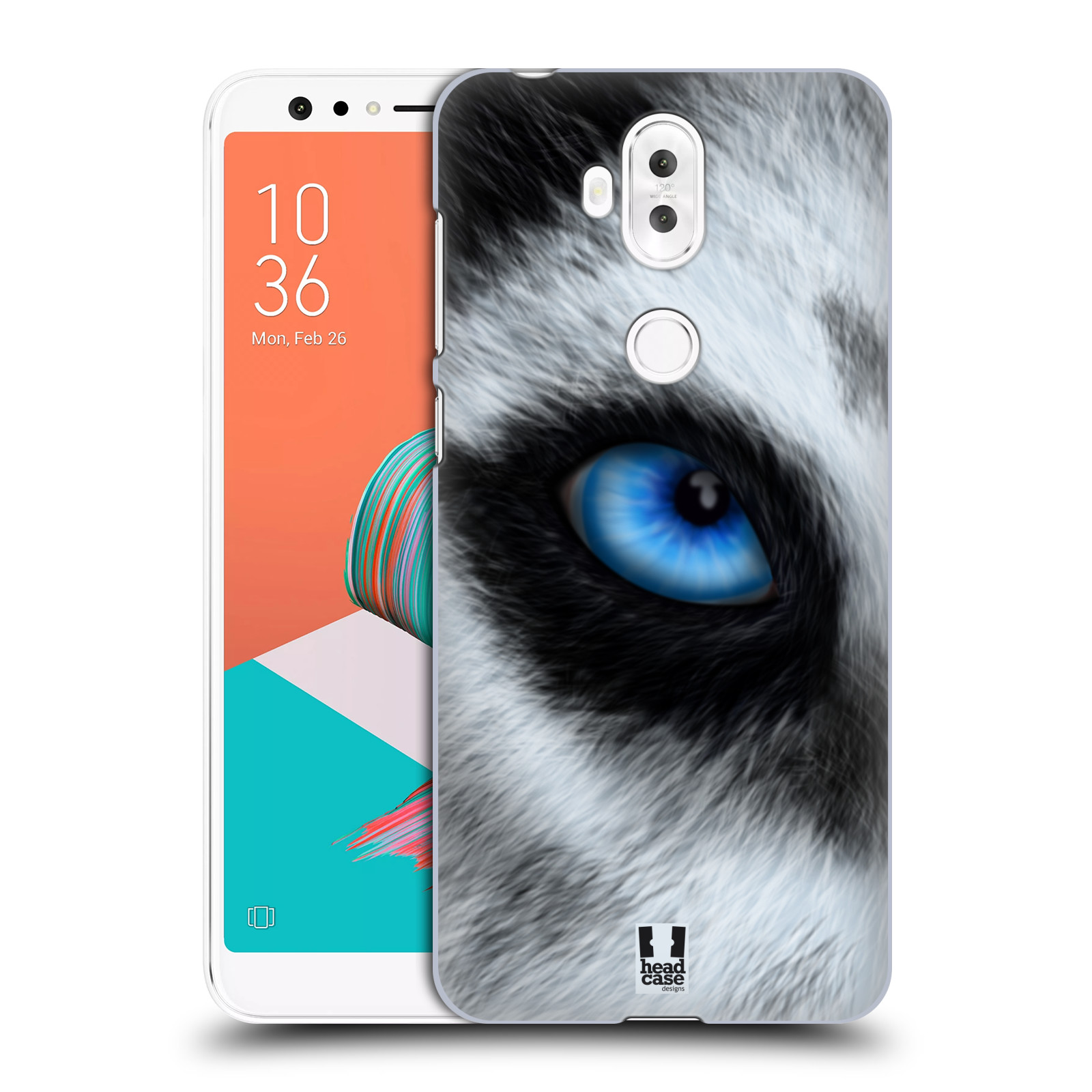 HEAD CASE plastový obal na mobil Asus Zenfone 5 LITE ZC600KL vzor pohled zvířete oko pes husky