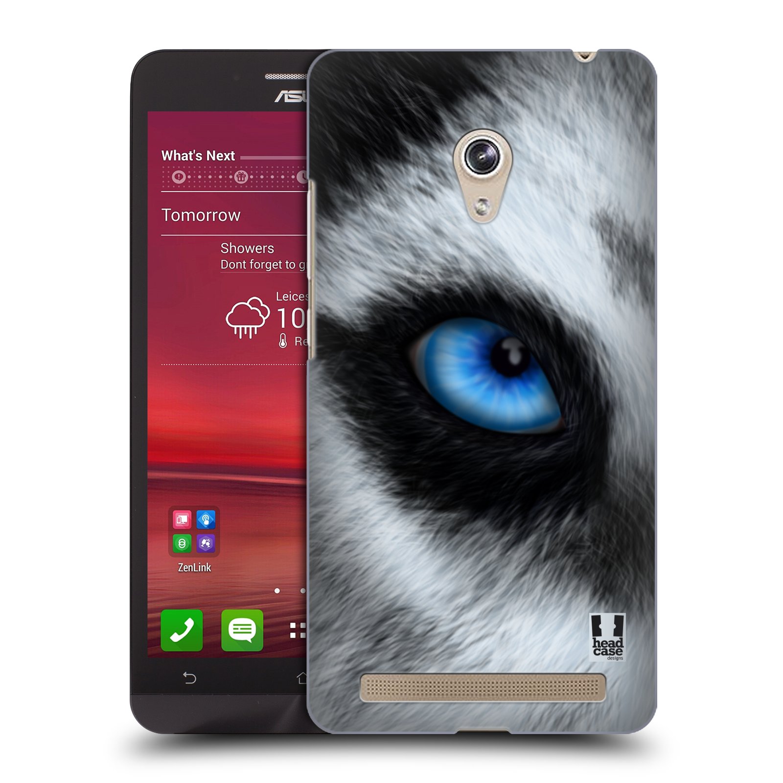 HEAD CASE plastový obal na mobil Asus Zenfone 6 vzor pohled zvířete oko pes husky
