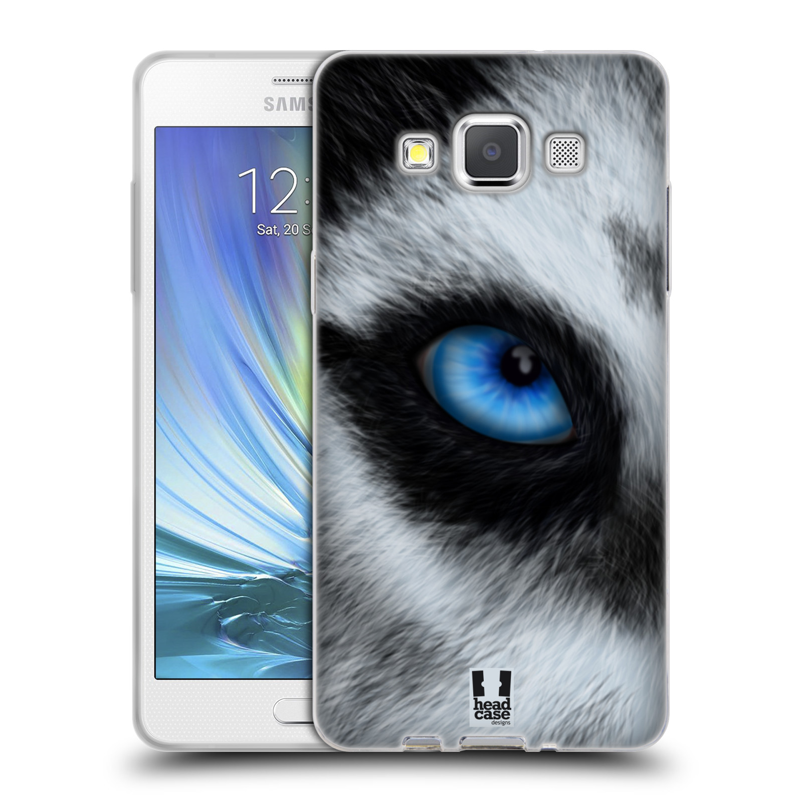 HEAD CASE silikonový obal na mobil Samsung Galaxy A5 vzor pohled zvířete oko pes husky
