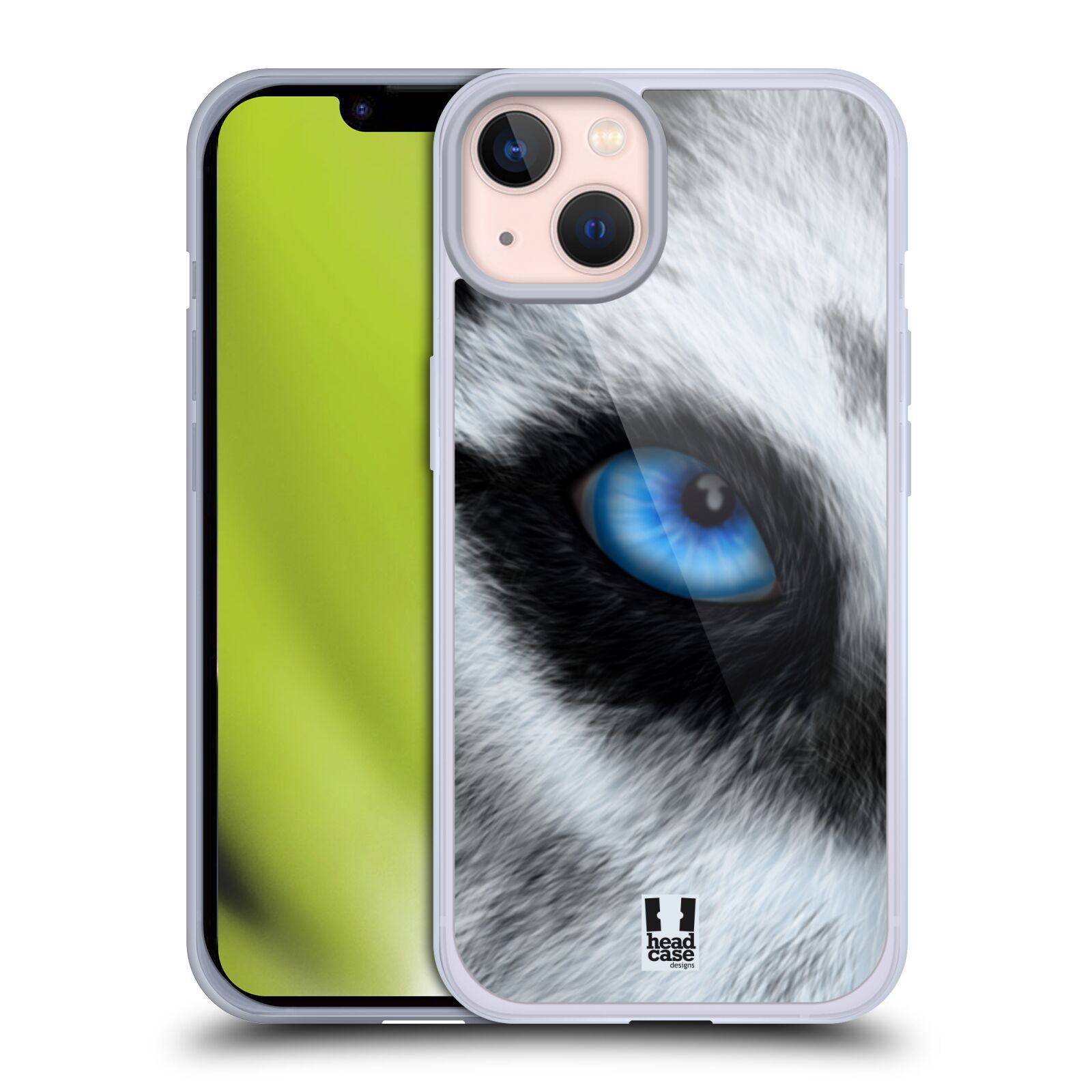 Plastový obal HEAD CASE na mobil Apple Iphone 13 vzor pohled zvířete oko pes husky
