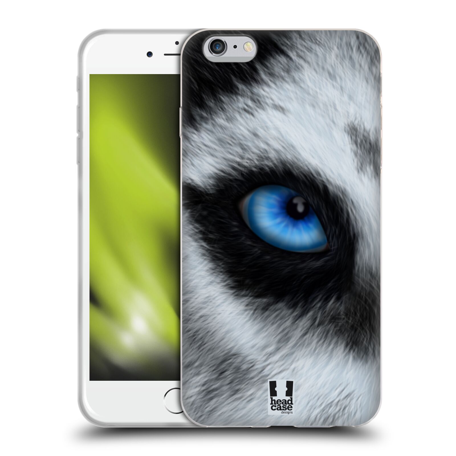 HEAD CASE silikonový obal na mobil Apple Iphone 6 PLUS/ 6S PLUS vzor pohled zvířete oko pes husky