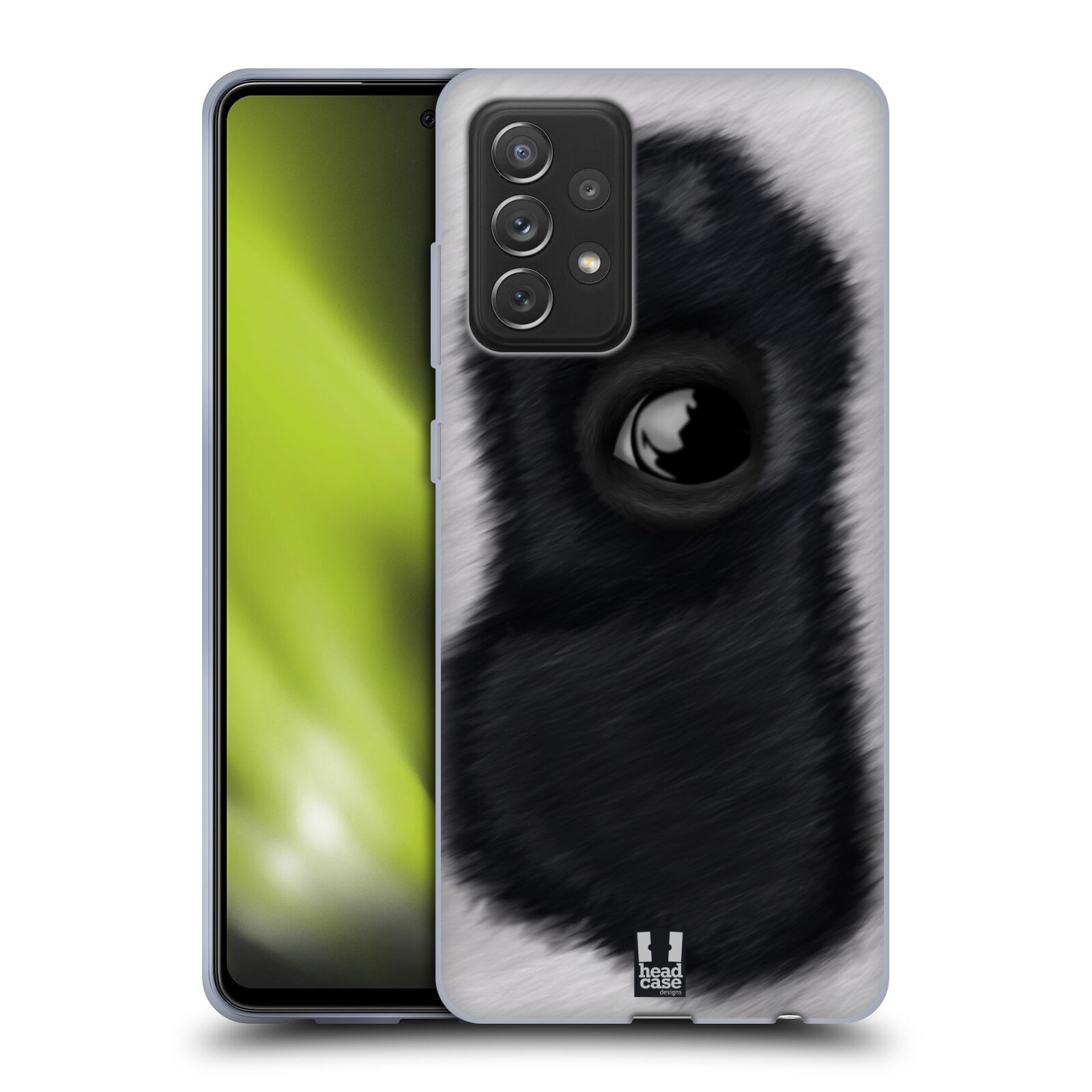 Plastový obal HEAD CASE na mobil Samsung Galaxy A72 / A72 5G vzor pohled zvířete oko panda