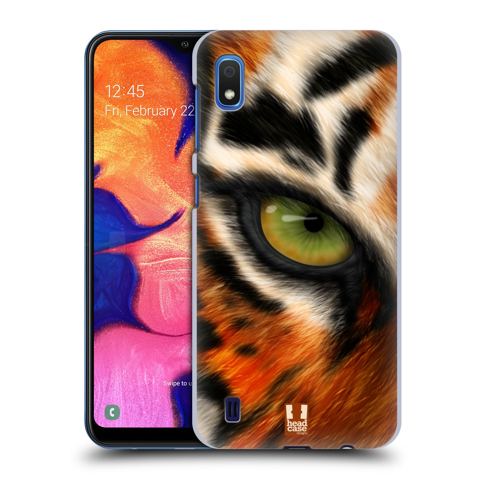 Pouzdro na mobil Samsung Galaxy A10 - HEAD CASE - vzor pohled zvířete oko tygr