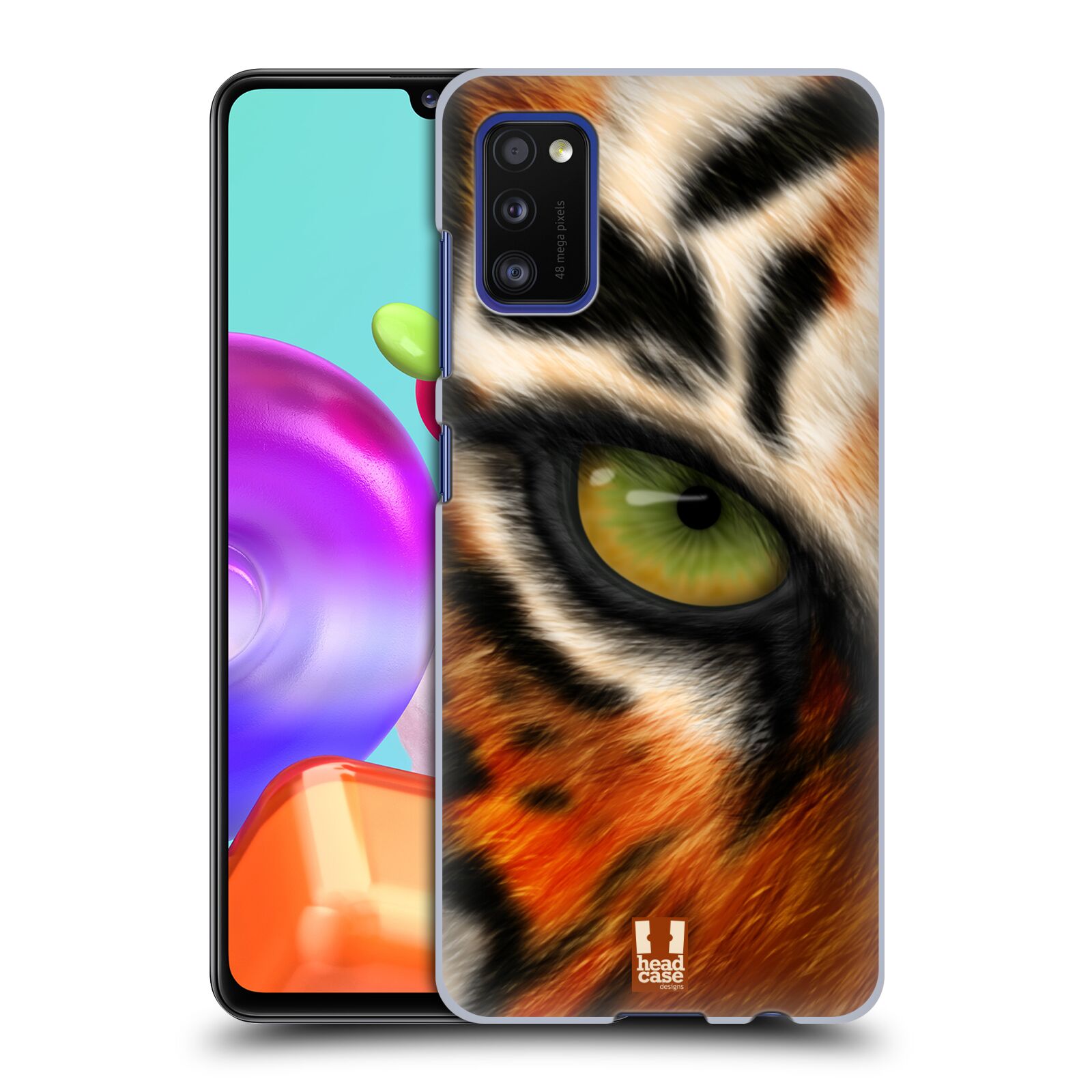 Zadní kryt na mobil Samsung Galaxy A41 vzor pohled zvířete oko tygr