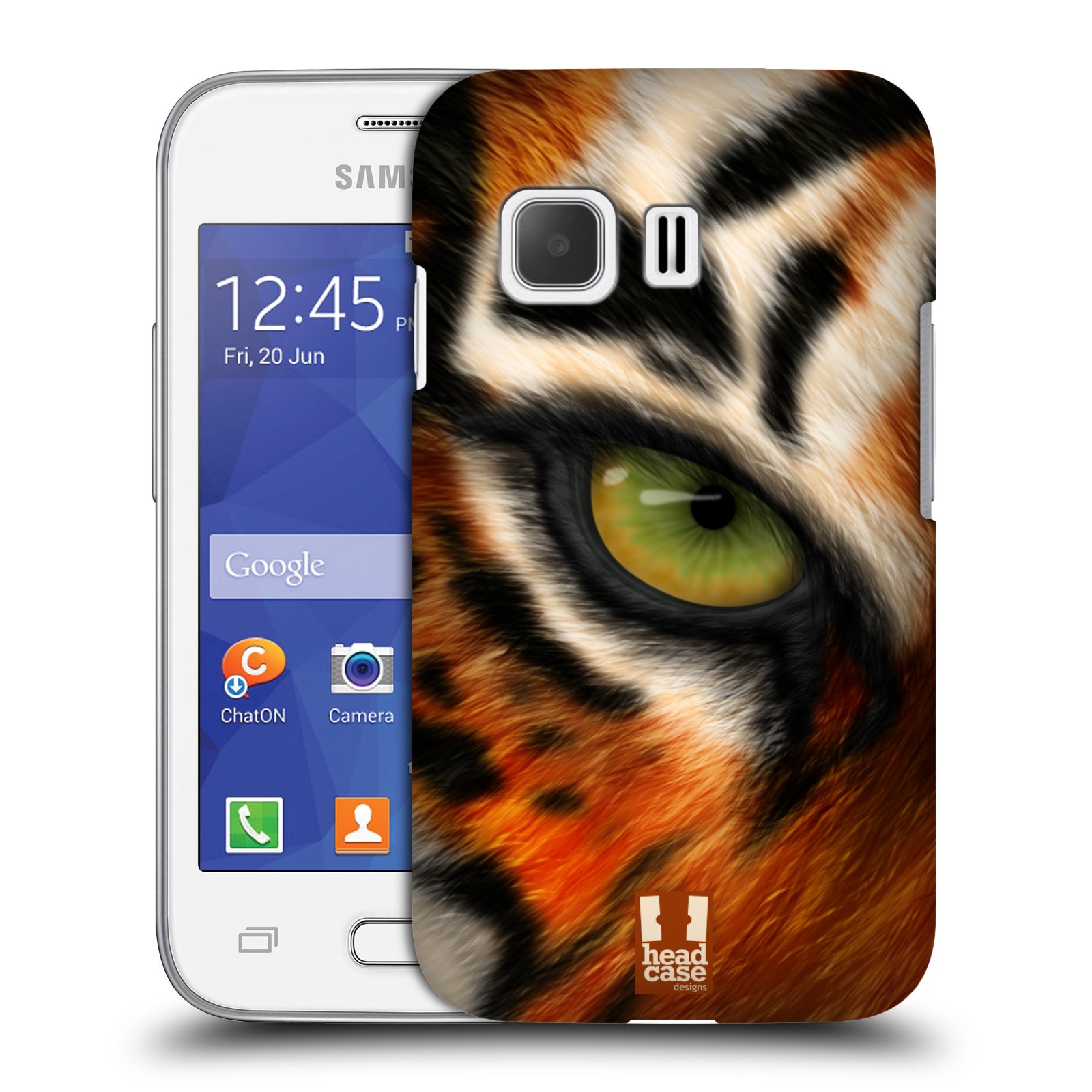 HEAD CASE plastový obal na mobil SAMSUNG Galaxy Young 2 (G130) vzor pohled zvířete oko tygr