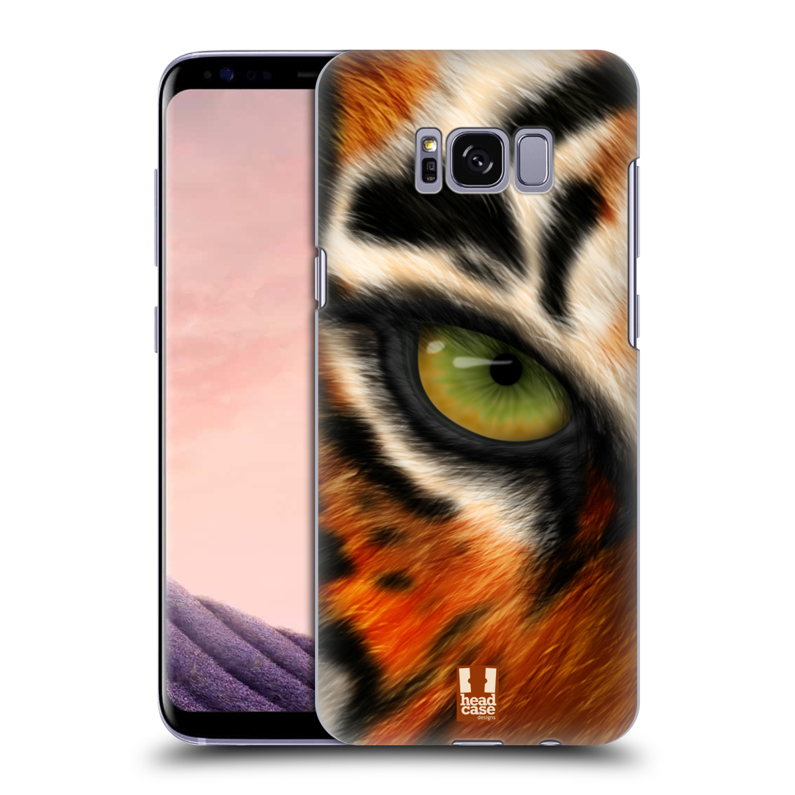 HEAD CASE plastový obal na mobil Samsung Galaxy S8 vzor pohled zvířete oko tygr