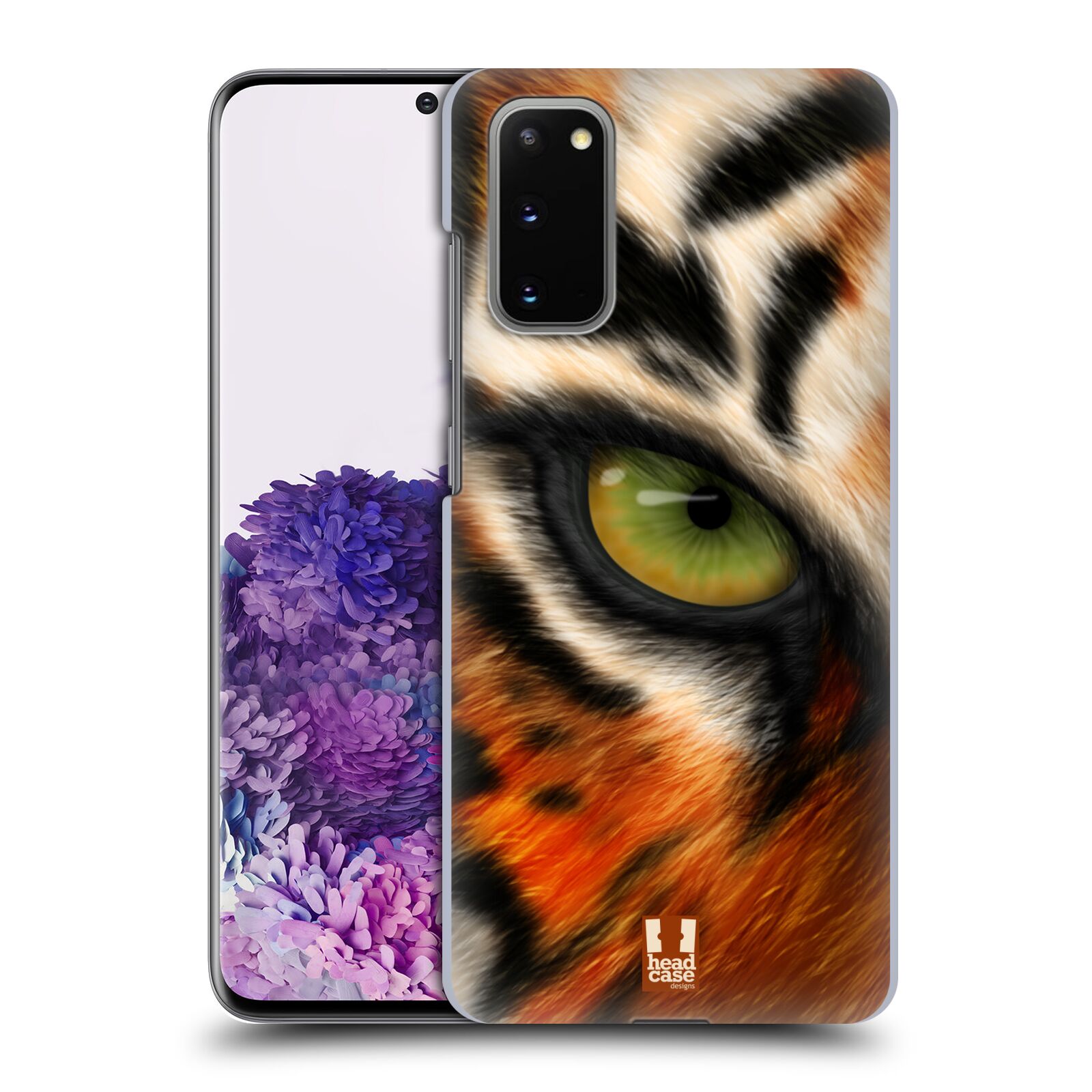 Pouzdro na mobil Samsung Galaxy S20 - HEAD CASE - vzor pohled zvířete oko tygr