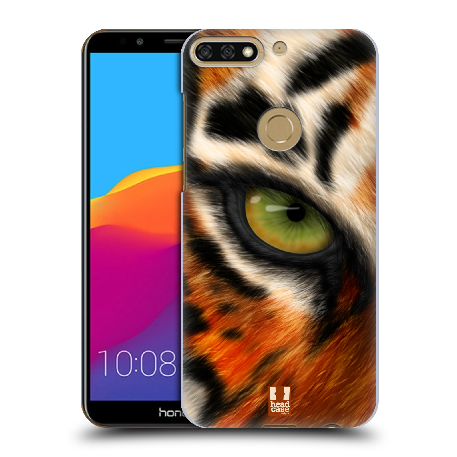 HEAD CASE plastový obal na mobil Honor 7c vzor pohled zvířete oko tygr