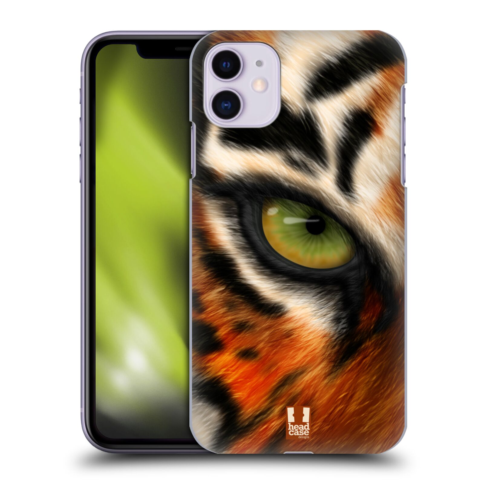 Pouzdro na mobil Apple Iphone 11 - HEAD CASE - vzor pohled zvířete oko tygr
