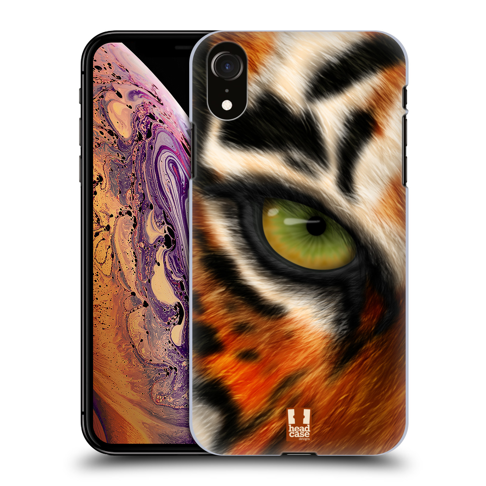 HEAD CASE plastový obal na mobil Apple Iphone XR vzor pohled zvířete oko tygr