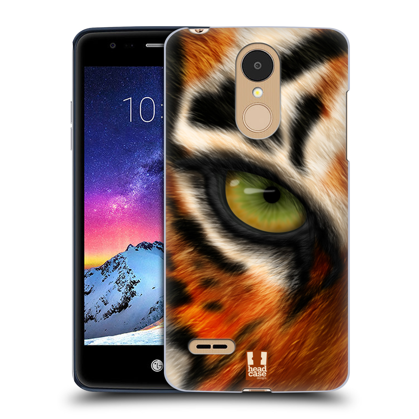 HEAD CASE plastový obal na mobil LG K9 / K8 2018 vzor pohled zvířete oko tygr