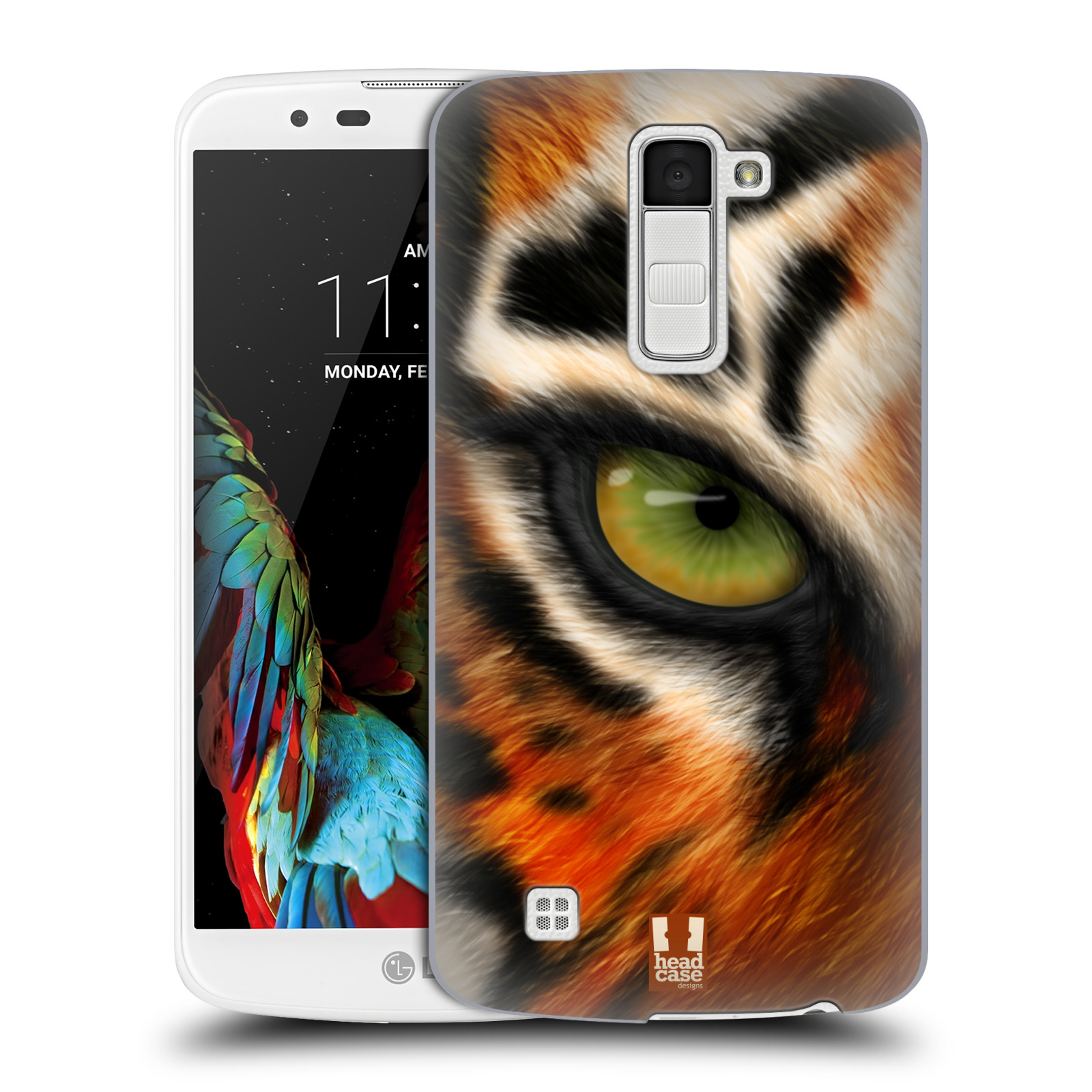 HEAD CASE plastový obal na mobil LG K10 vzor pohled zvířete oko tygr