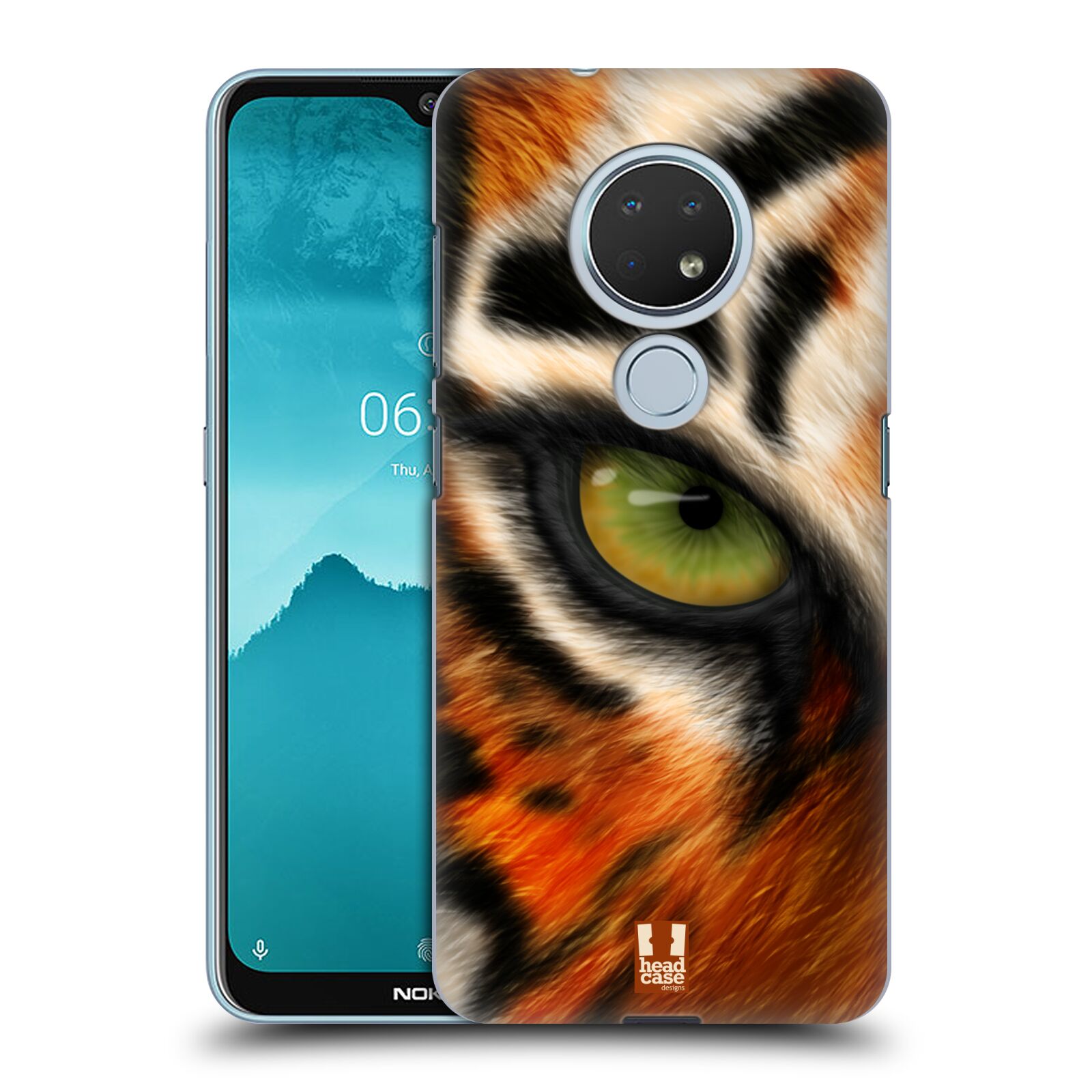 Pouzdro na mobil Nokia 6.2 - HEAD CASE - vzor pohled zvířete oko tygr
